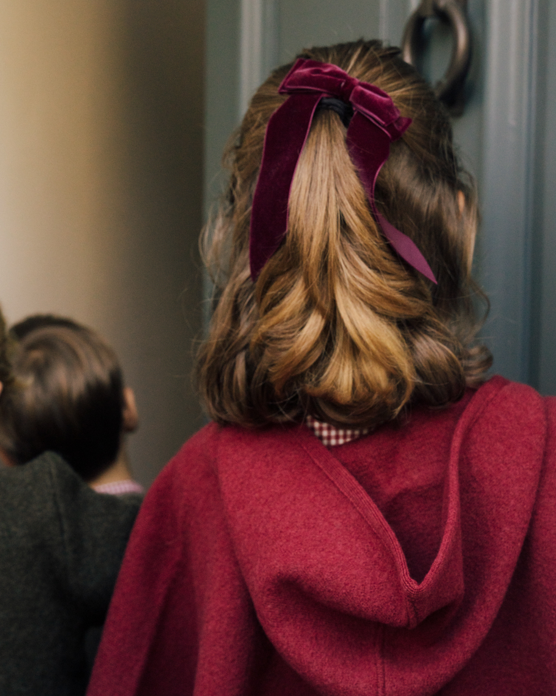 Hooded Cape Granate for girl