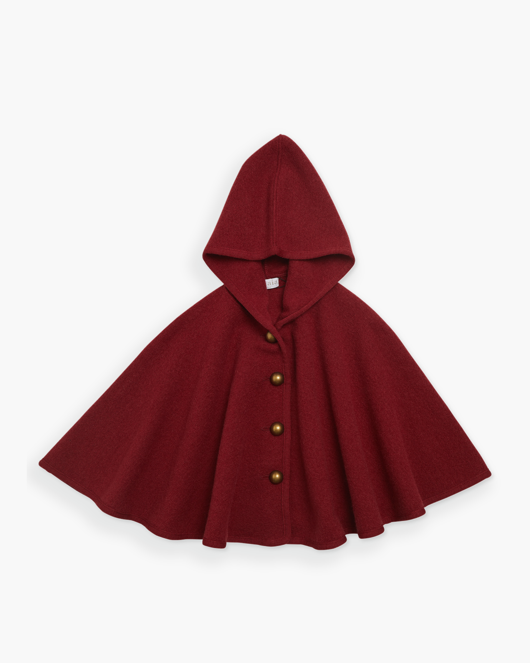 Hooded Cape Granate for girl