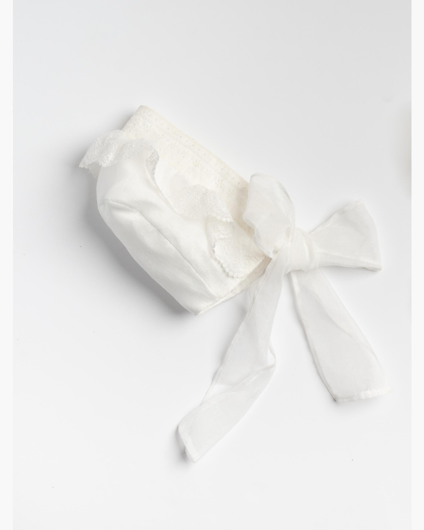 Bonnet for long Christening Gown
