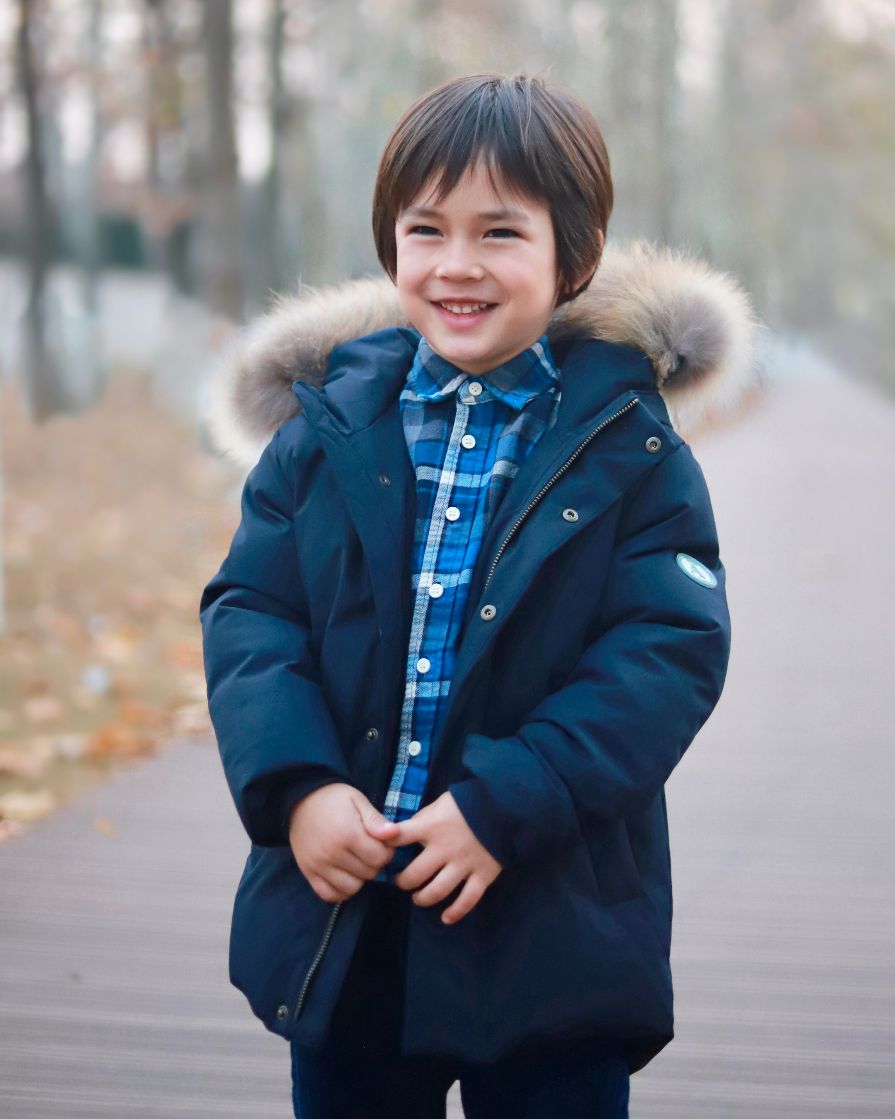 Alastair - Boy Navy Down Jacket