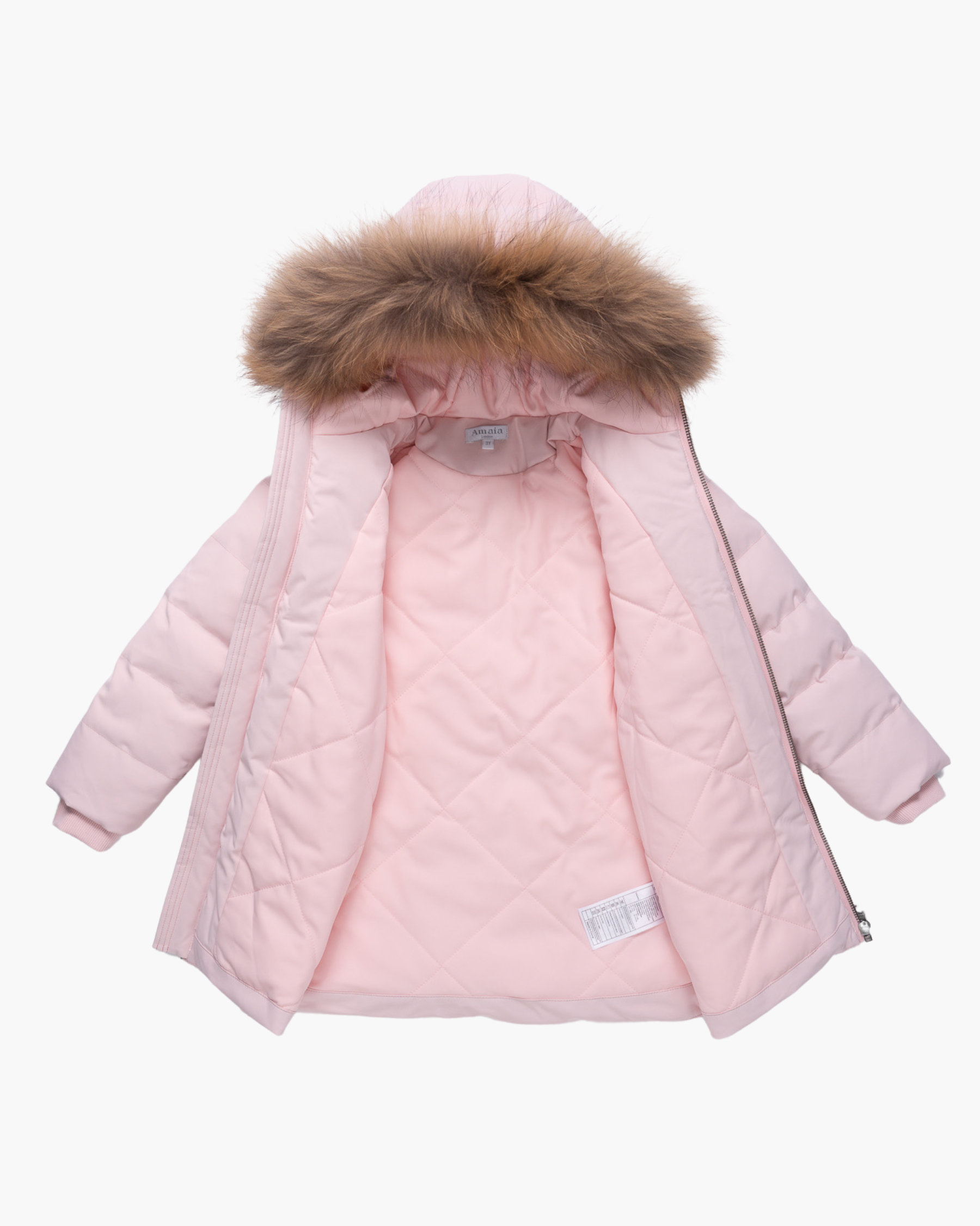 Alba Pink Down Jacket for Girls
