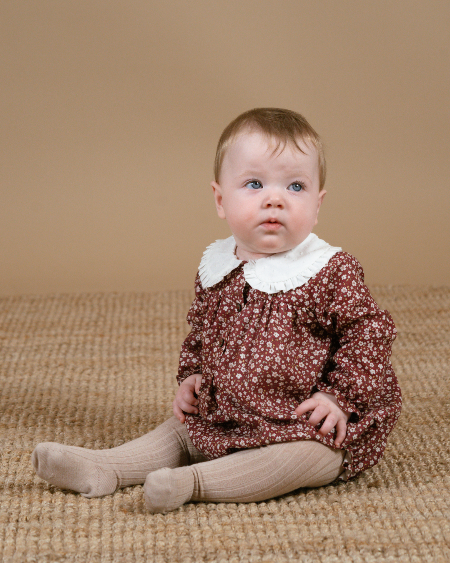 Alexia Romper Burgundy Floral