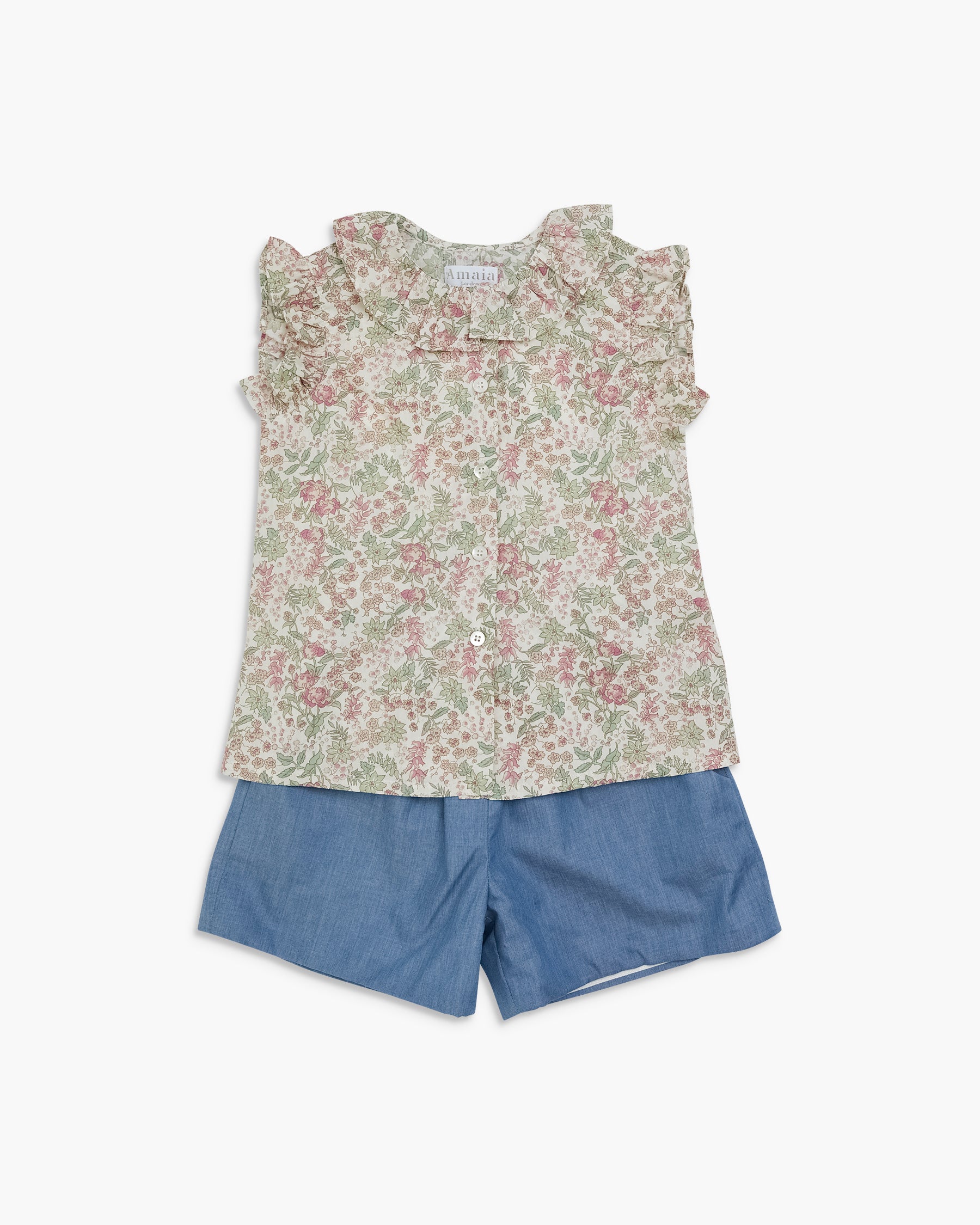 Freesia Short Chambray