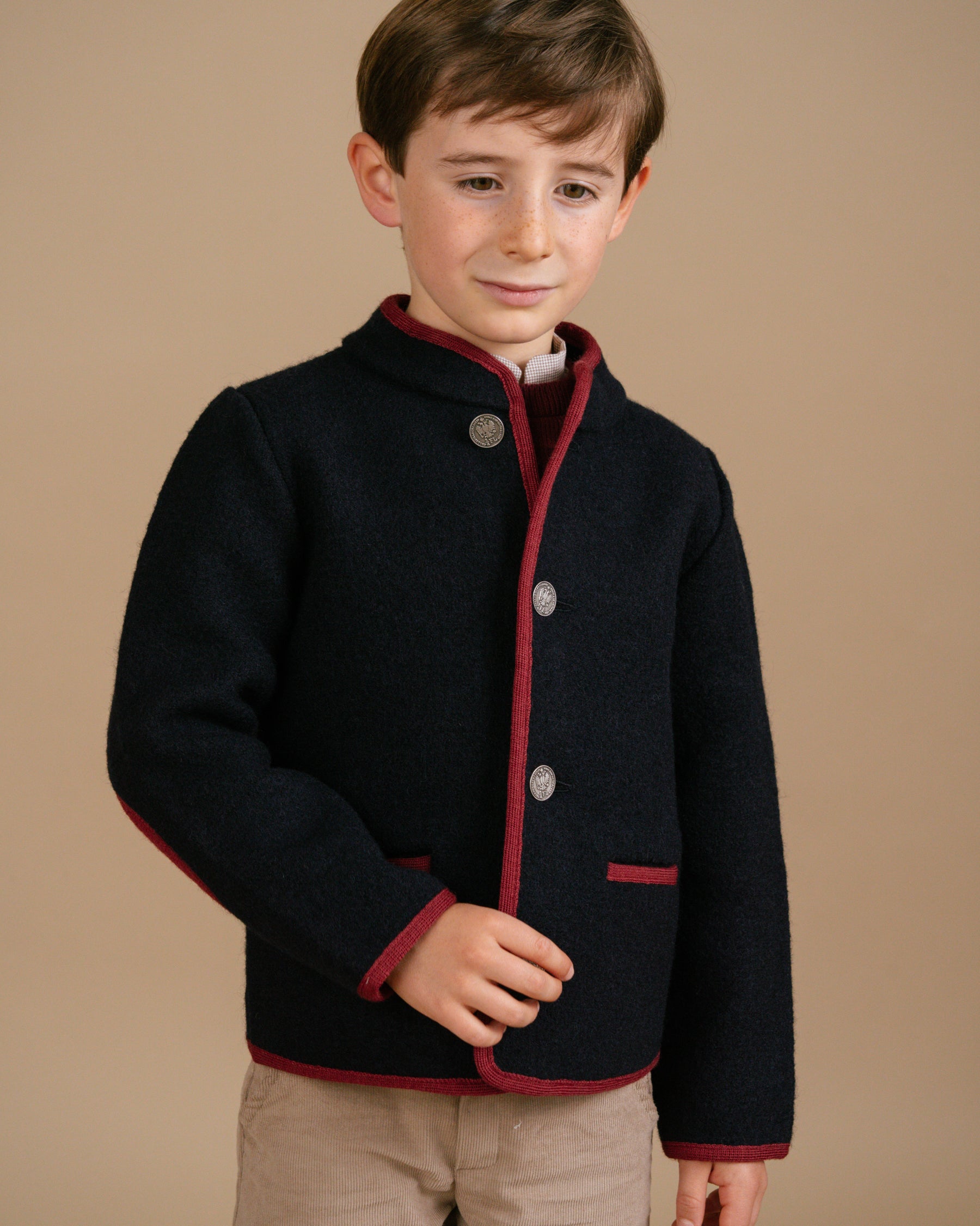 Austrian Wool Jacket Navy