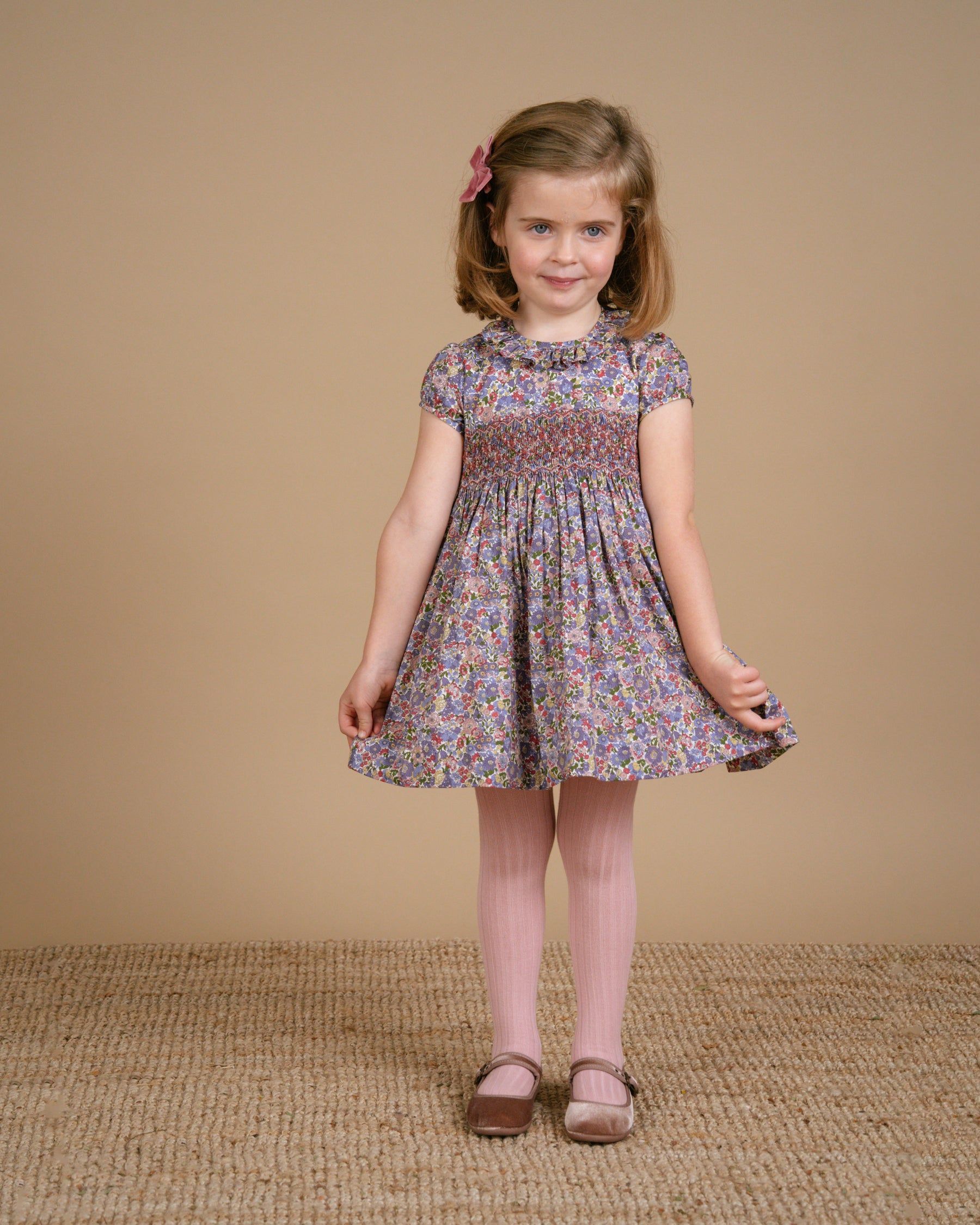 Moohren Dress Green/Pink Liberty