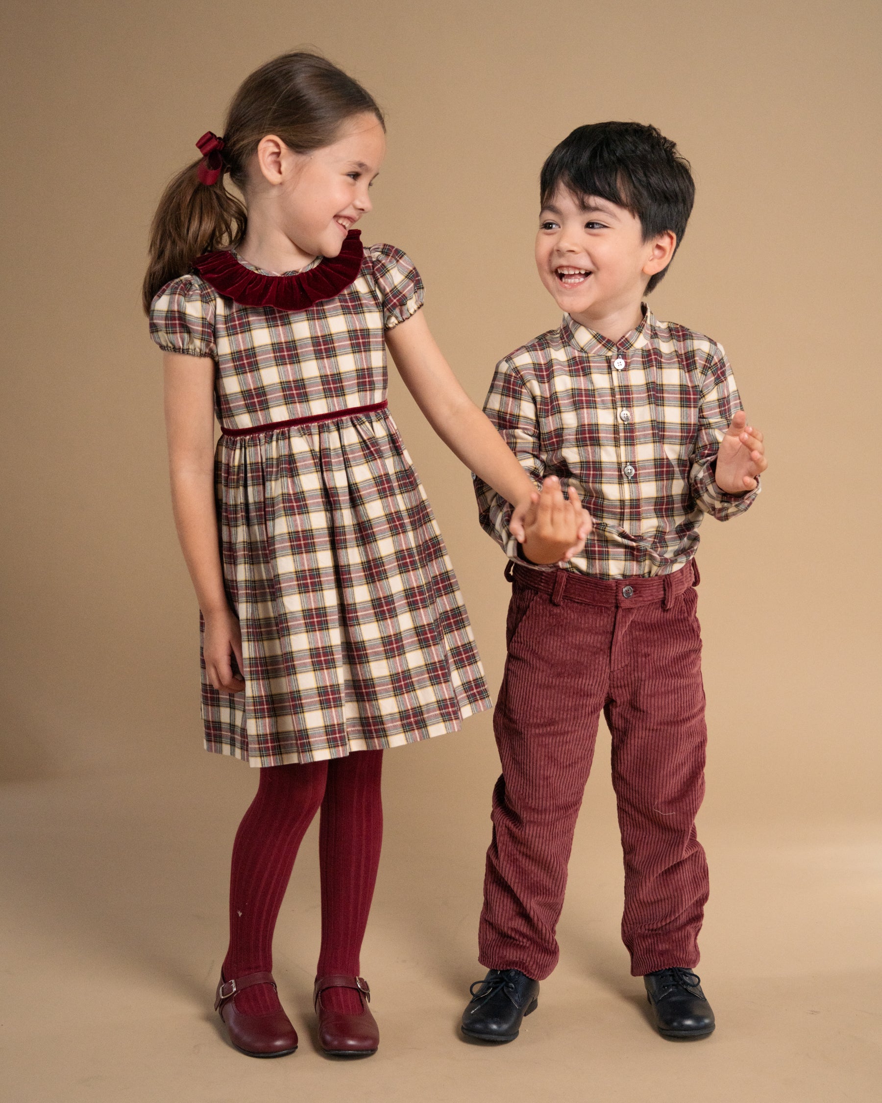 Raisin Dress Tartan Check