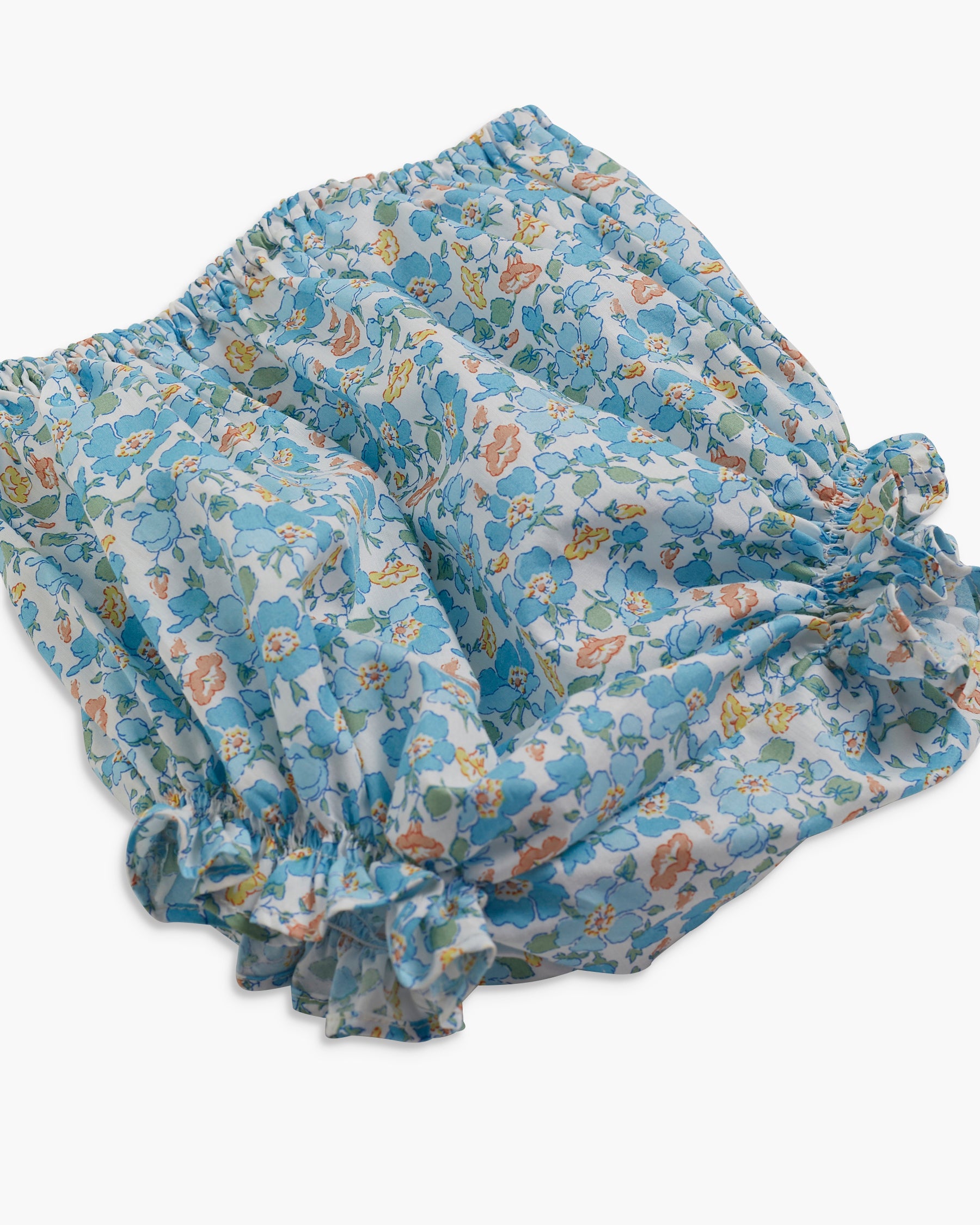 Floral-patterned bloomers on a white background
