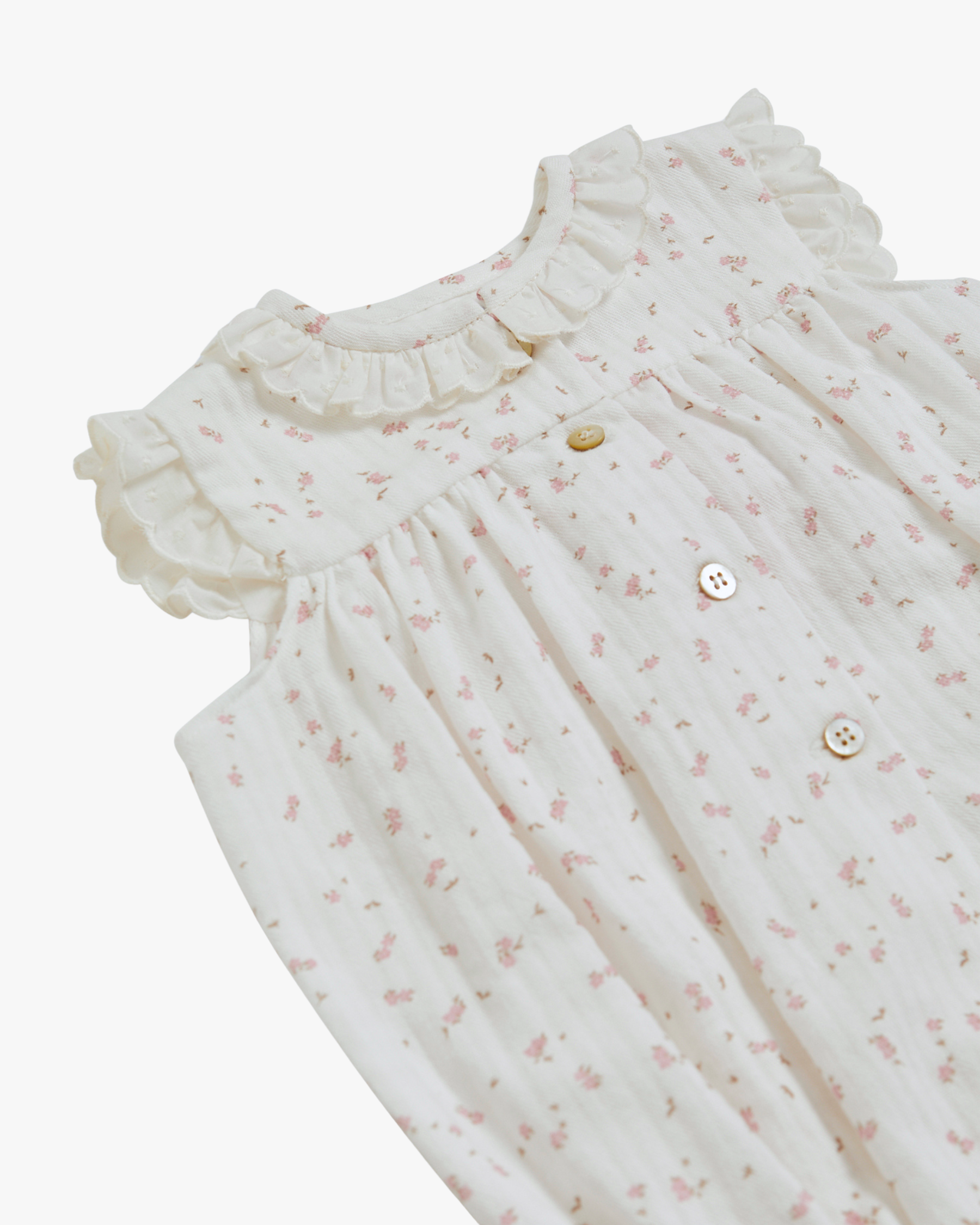 Arabelle Romper Jacquard Pink