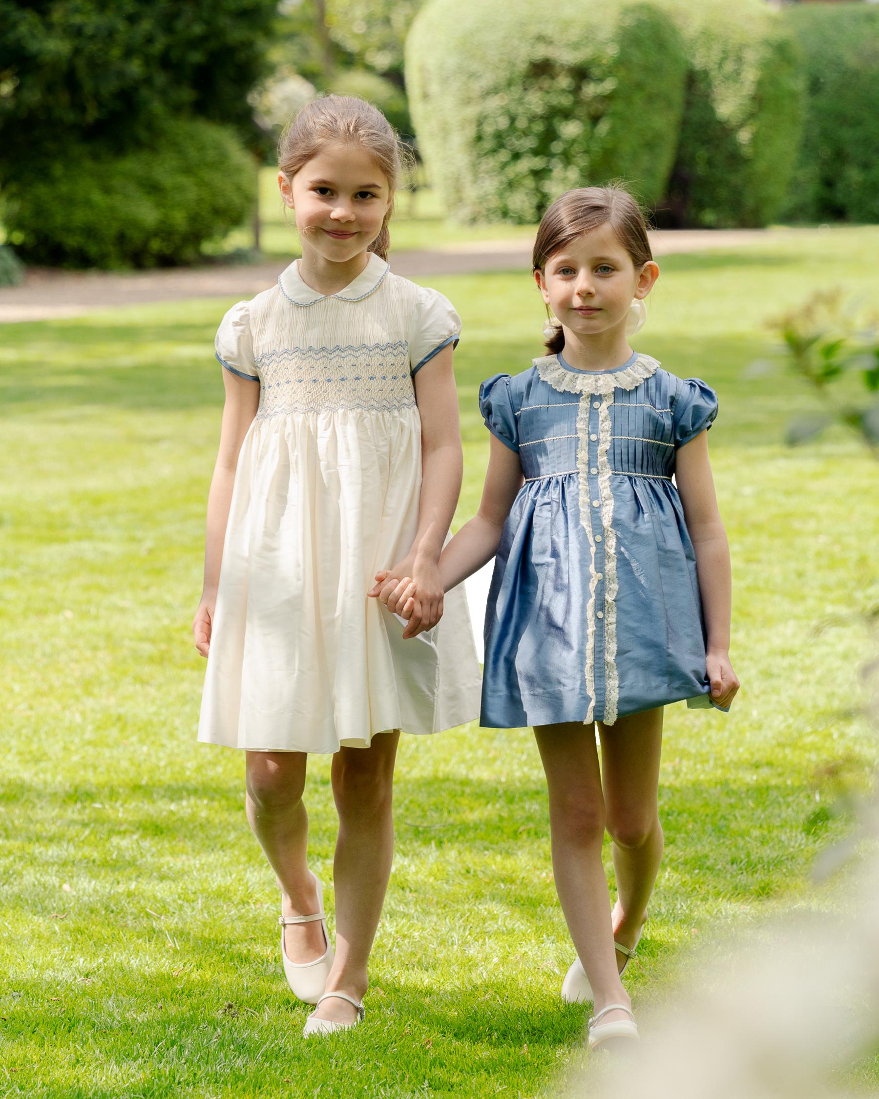 Beatrice Silk Dress Blue