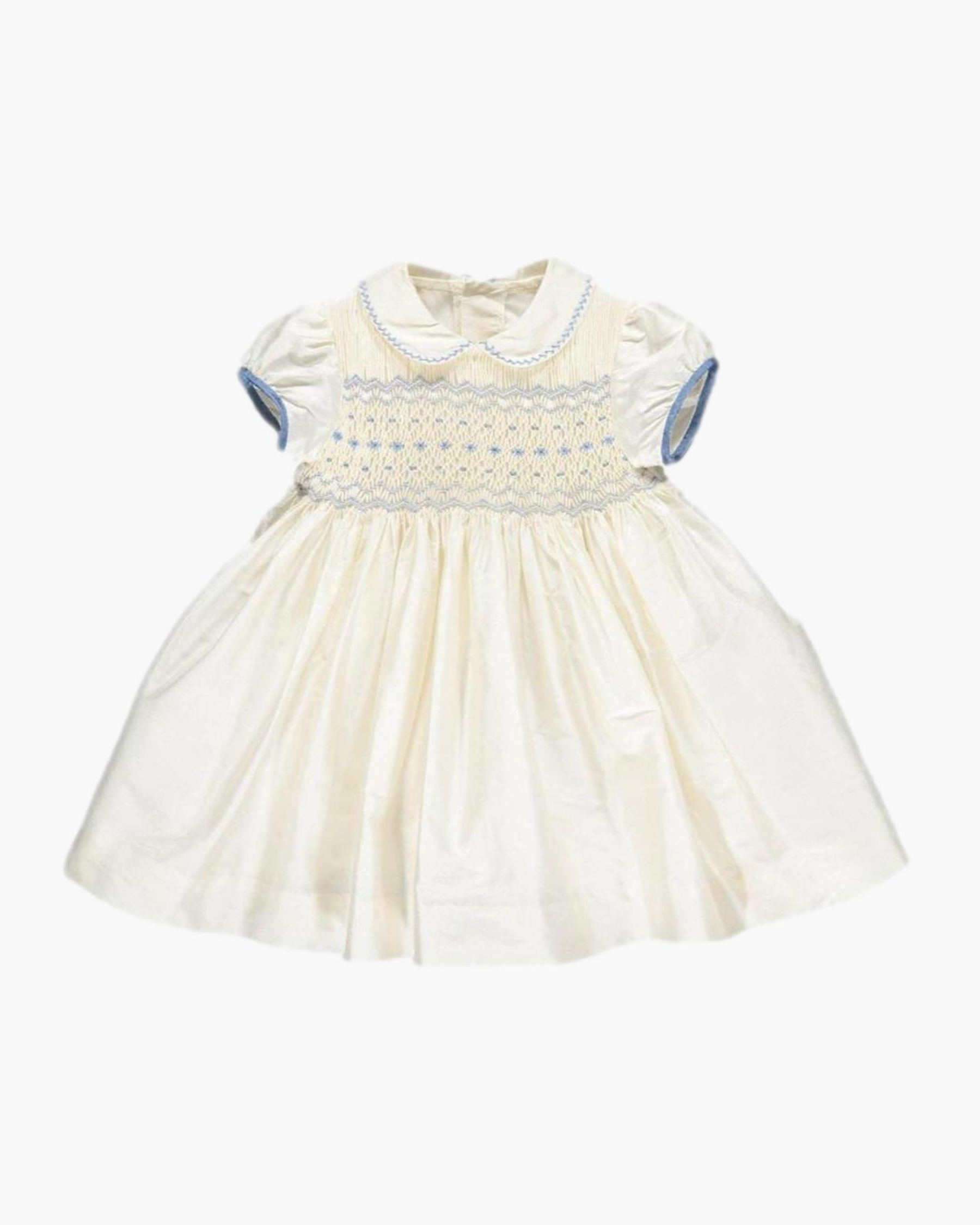 Beatrice Silk Dress Blue