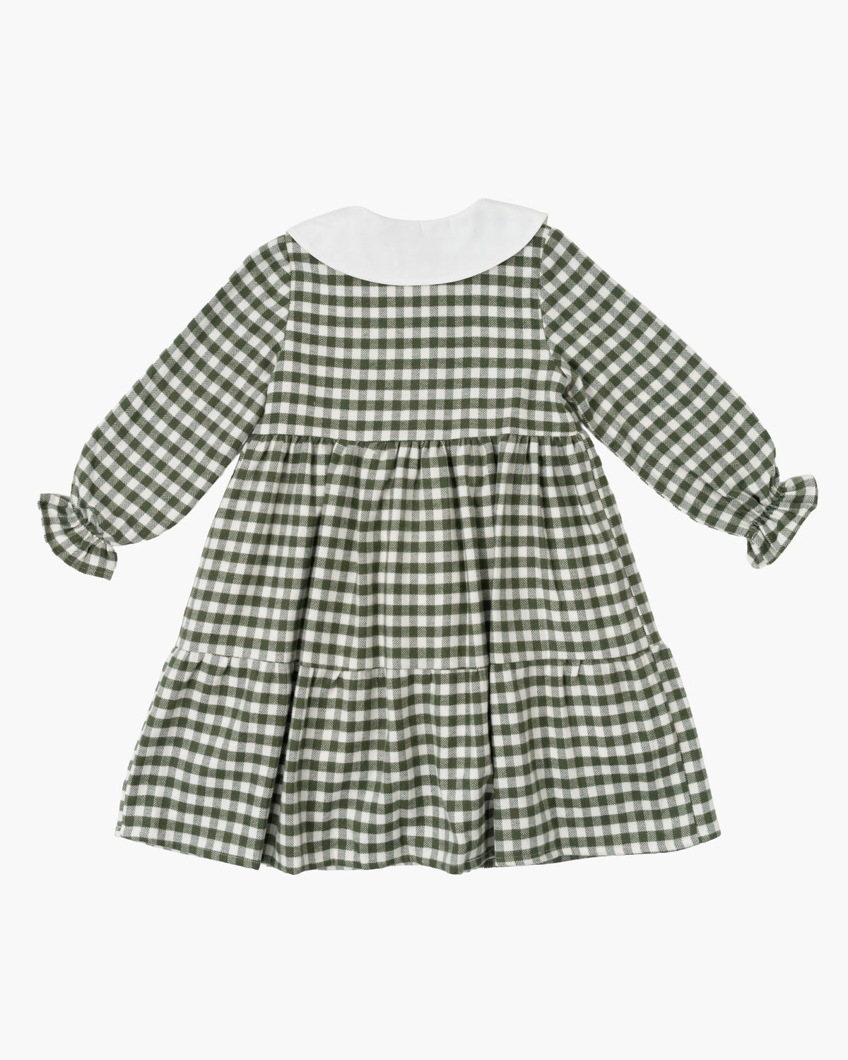 Beatriz Dress Khaki Vichy Twill