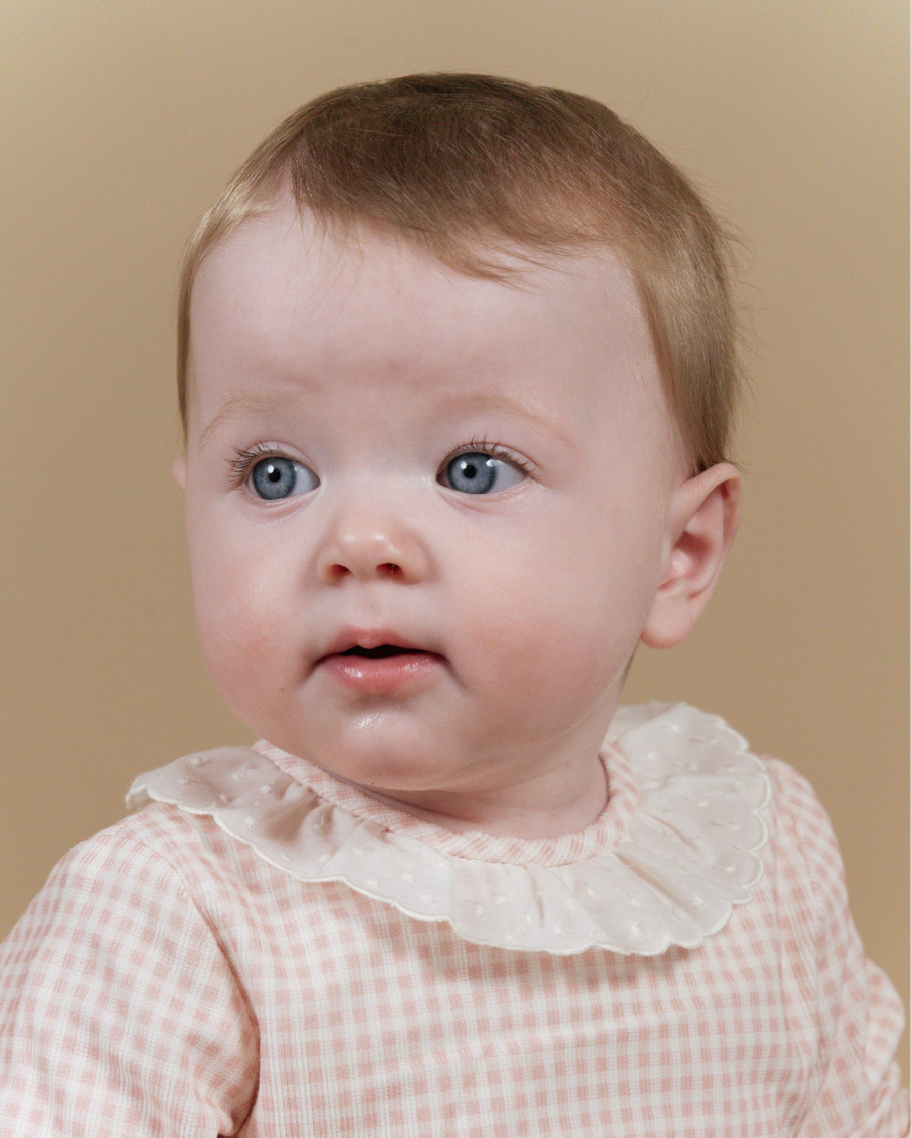 Bubble Romper Vichy Print Babycord