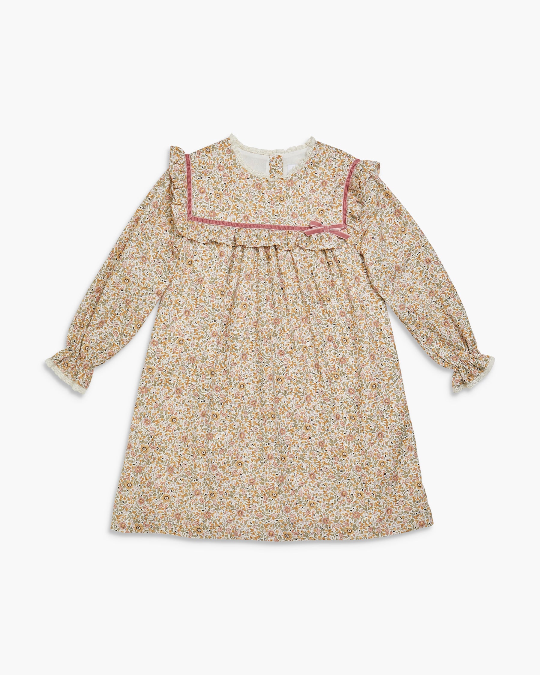 Capucine Dress Pink/Khaki Floral