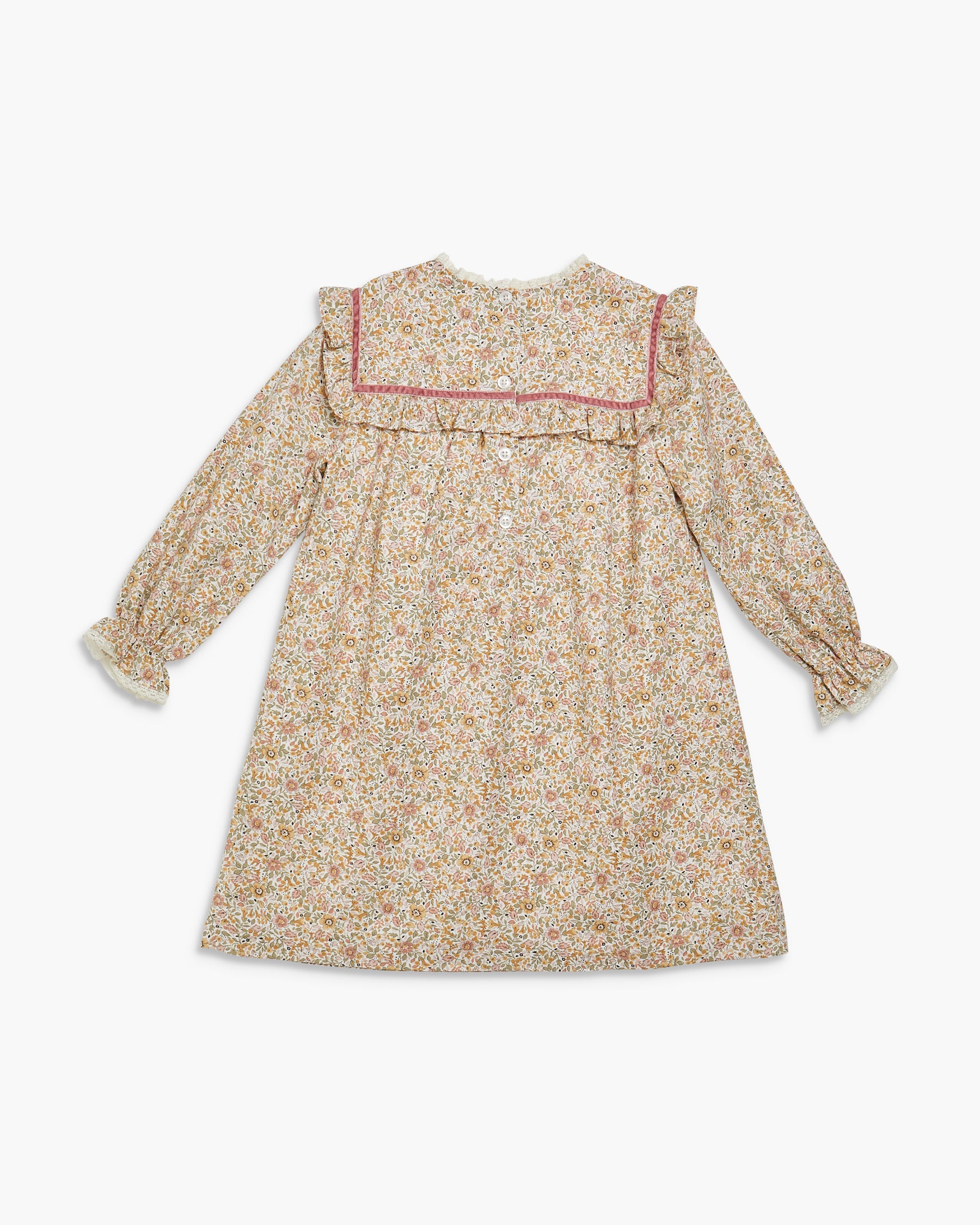 Capucine Dress Pink/Khaki Floral