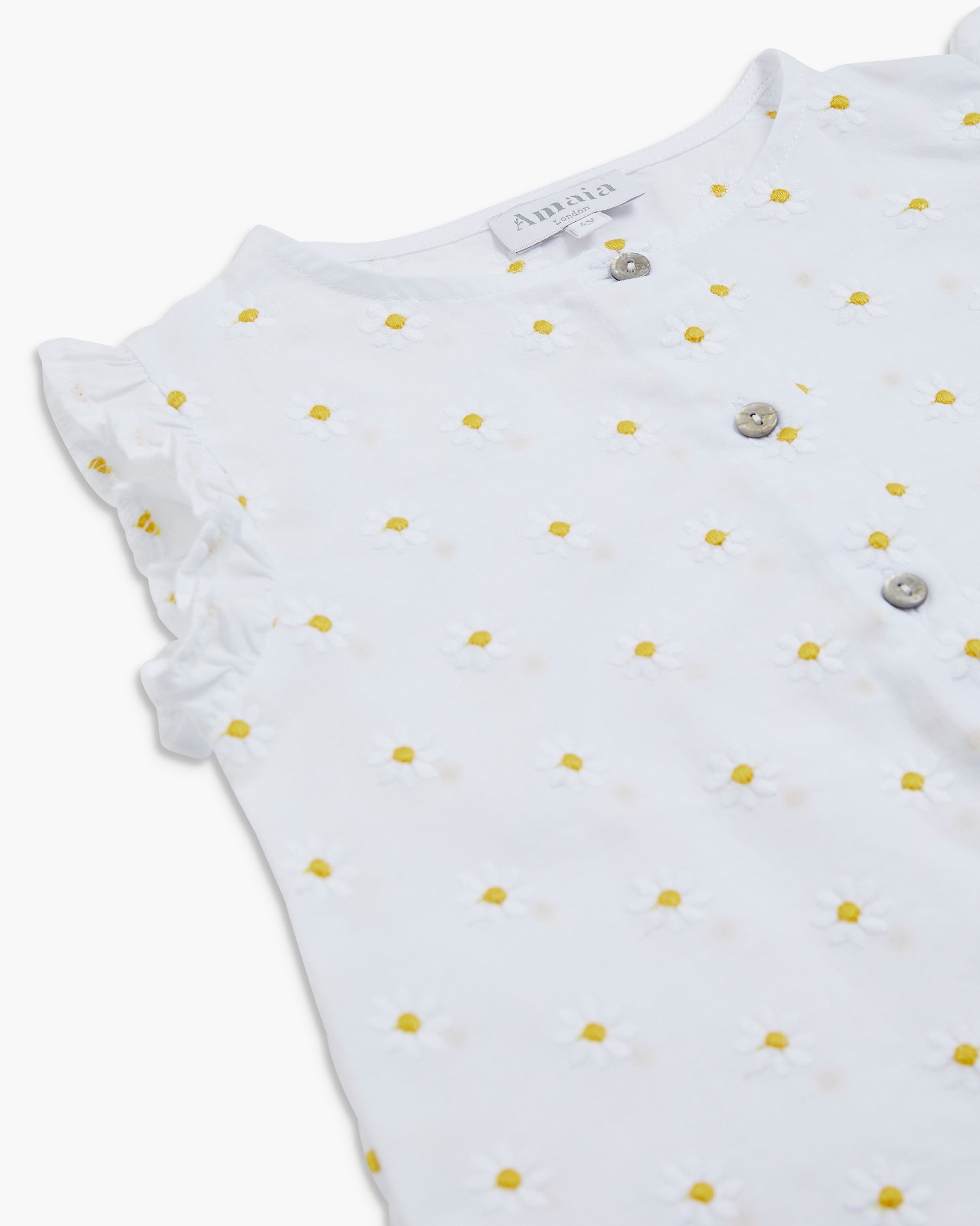 Noemie Top Daisy Embroidered