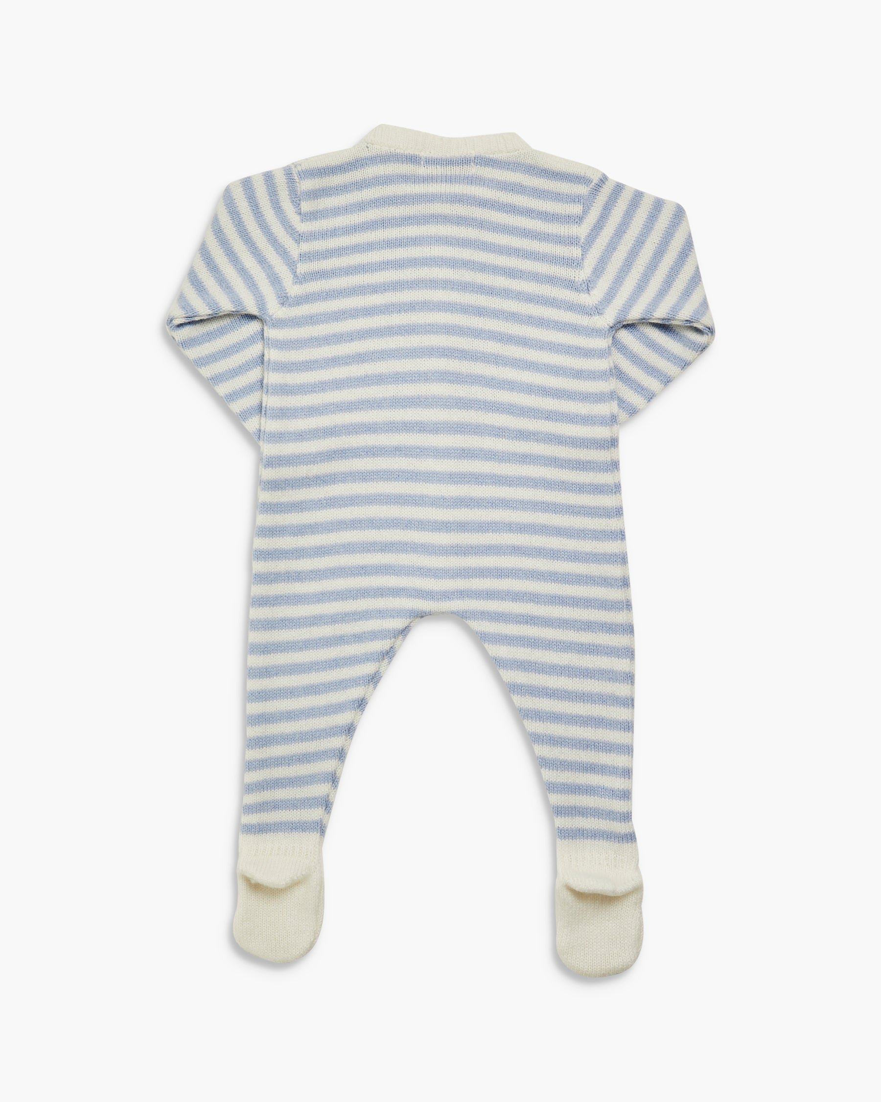 Dalton Romper Dusty Blue Stripe