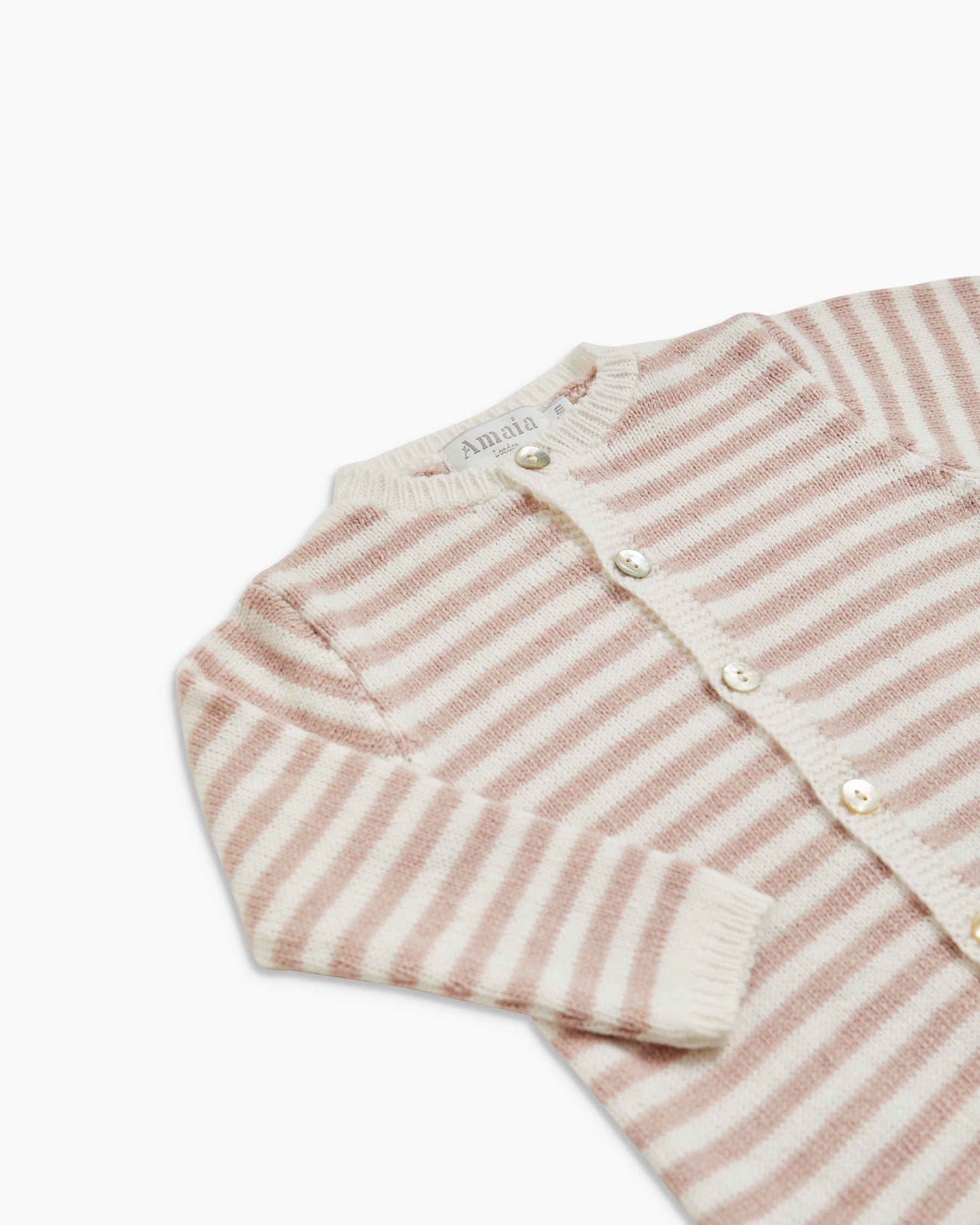 Dalton Romper Dusty Pink Stripe