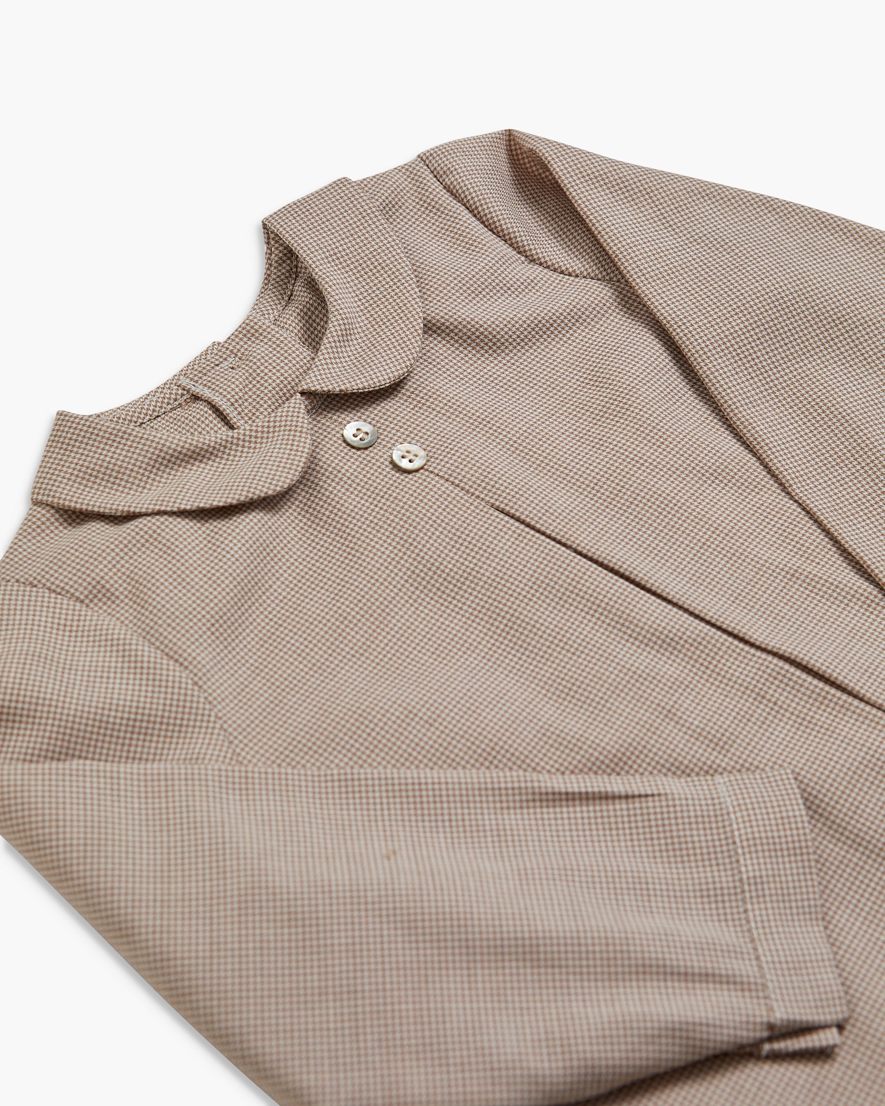 Darius Shirt Beige Minicheck