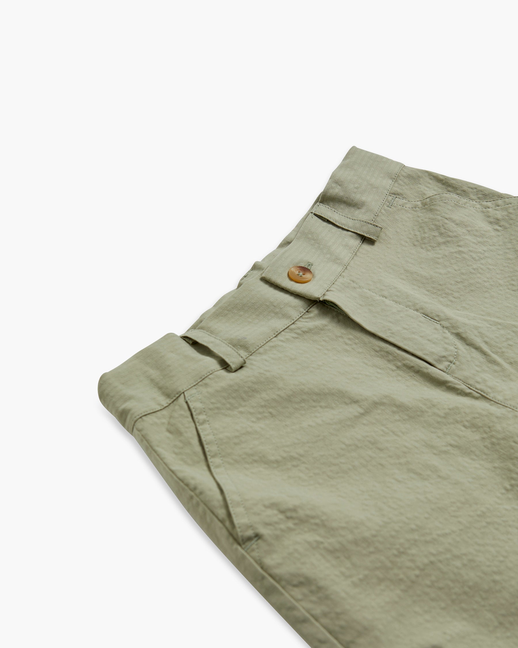 Edgar Short Khaki Seersucker