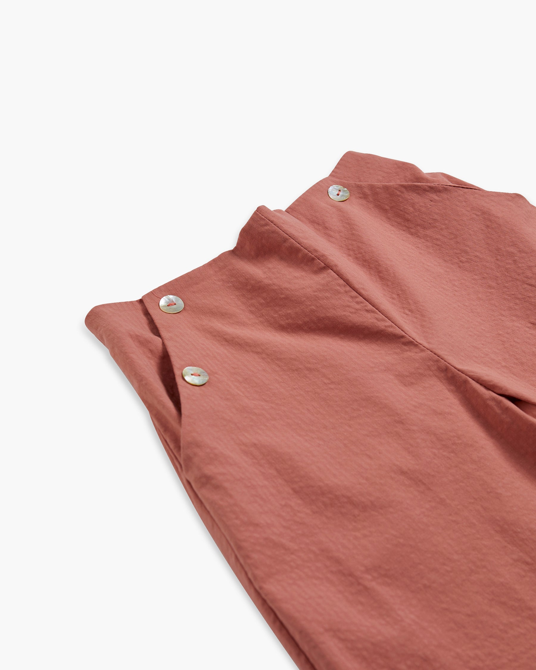 Fleur Trousers Brick Seersucker