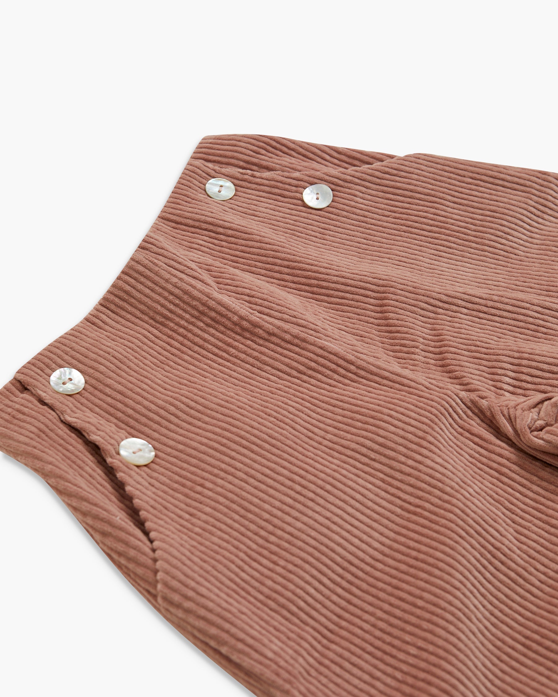 Trousers in dusty pink corduroy for girl