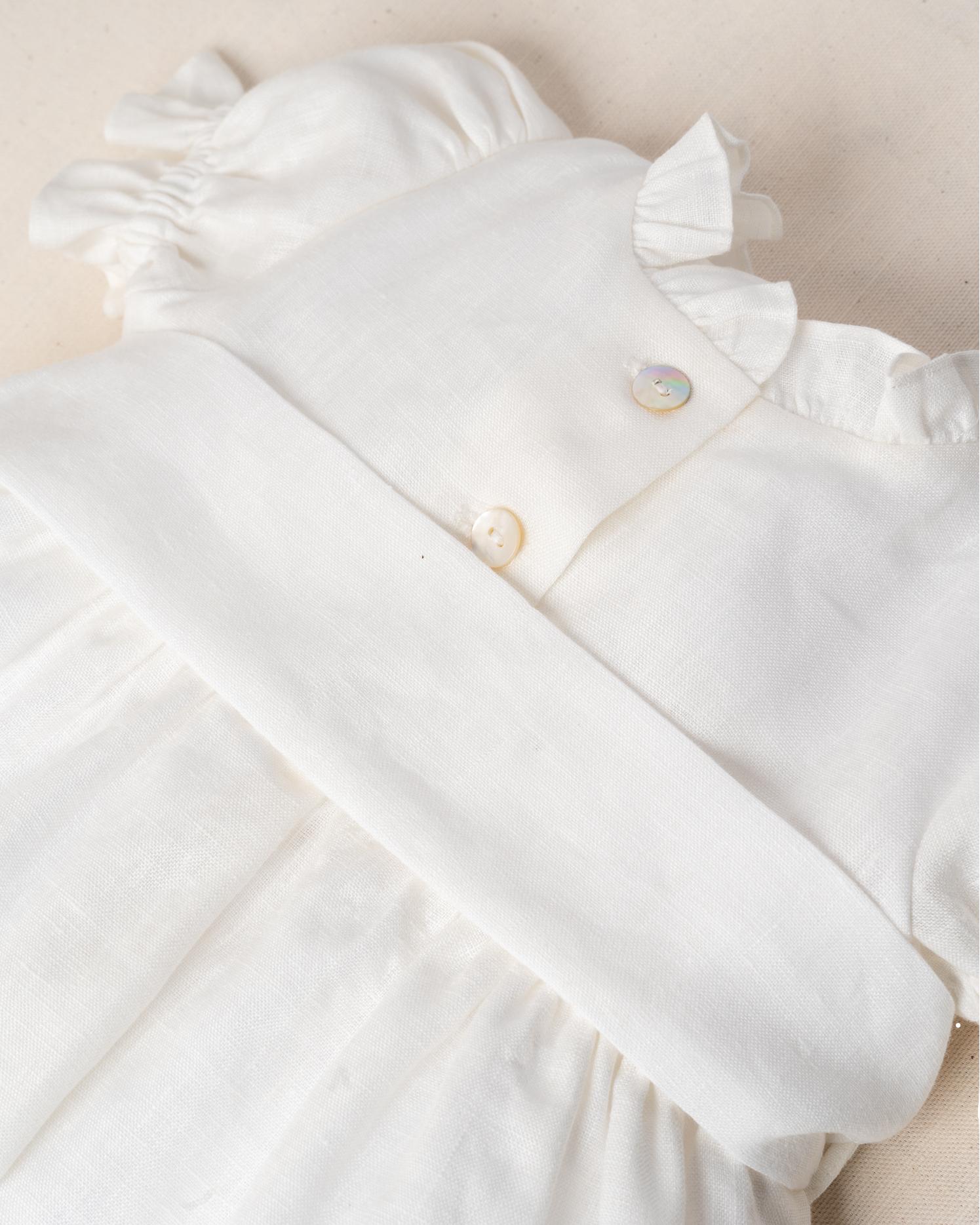 Girls Dress Off White - model Grace