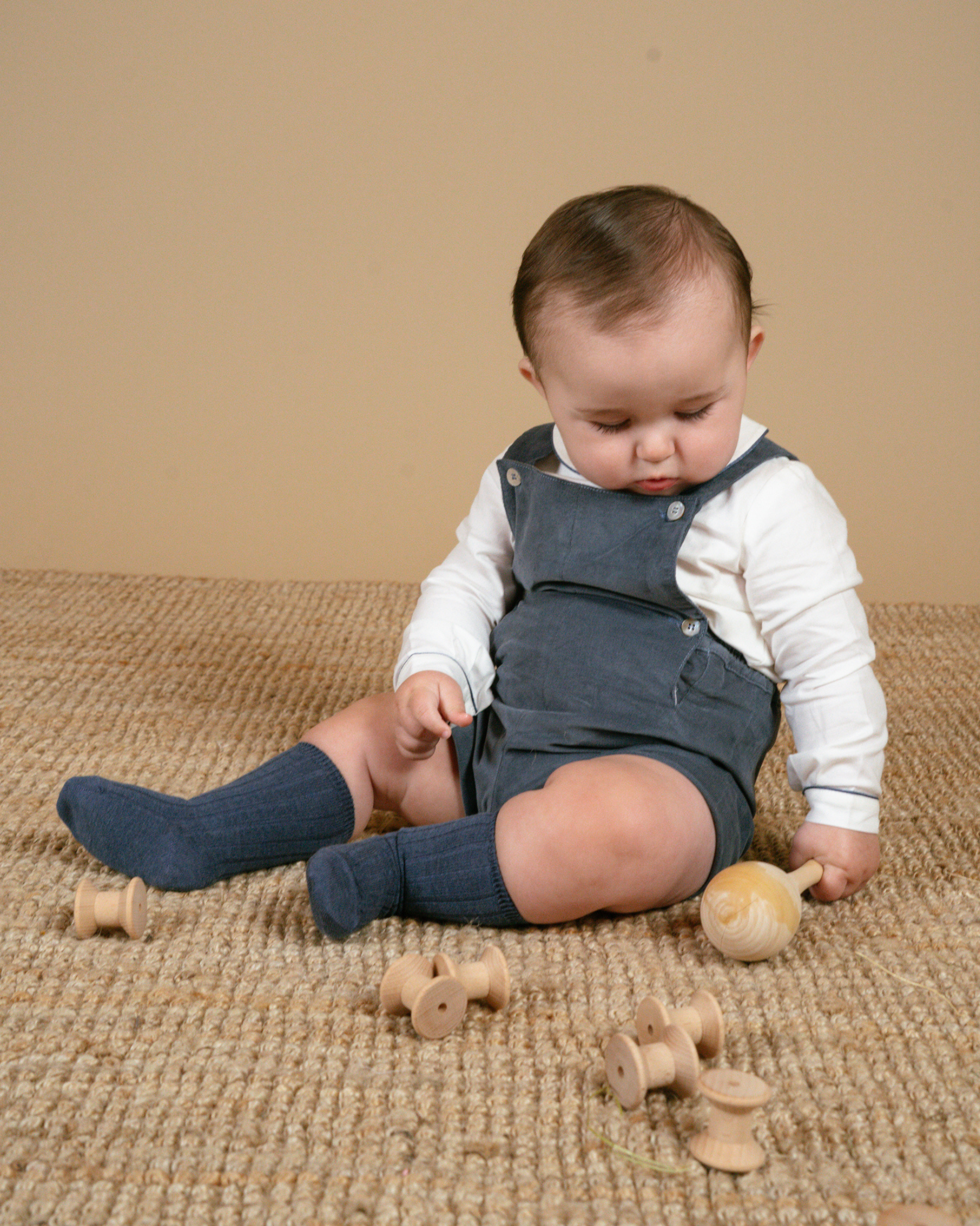 Hector Dungaree Midnight Blue