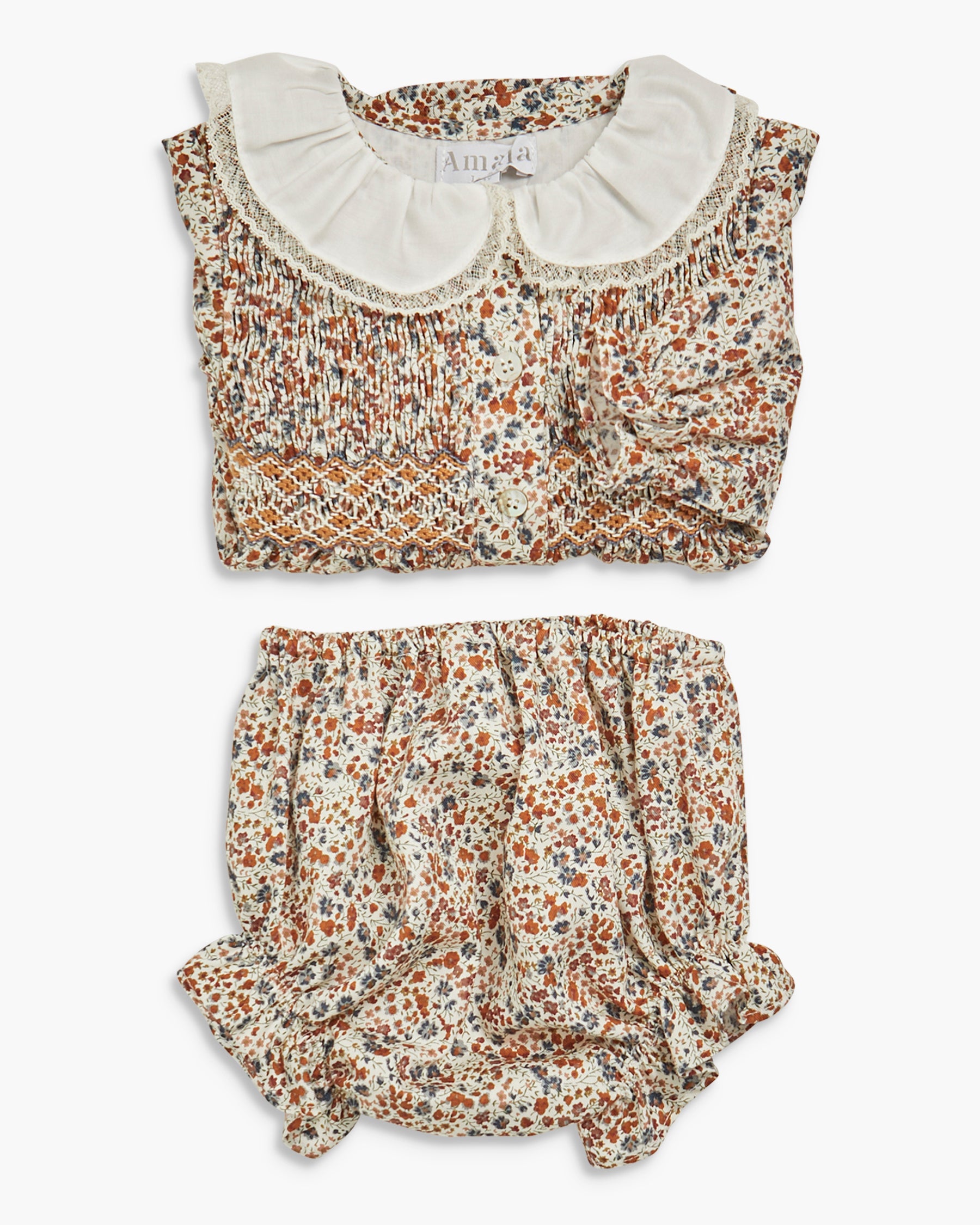 Jane Set Brown/Blue Liberty