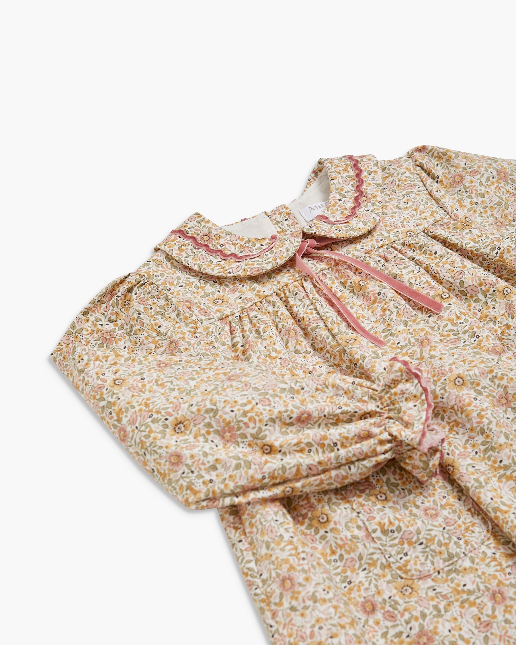 Leela Dress Pink/Green Floral