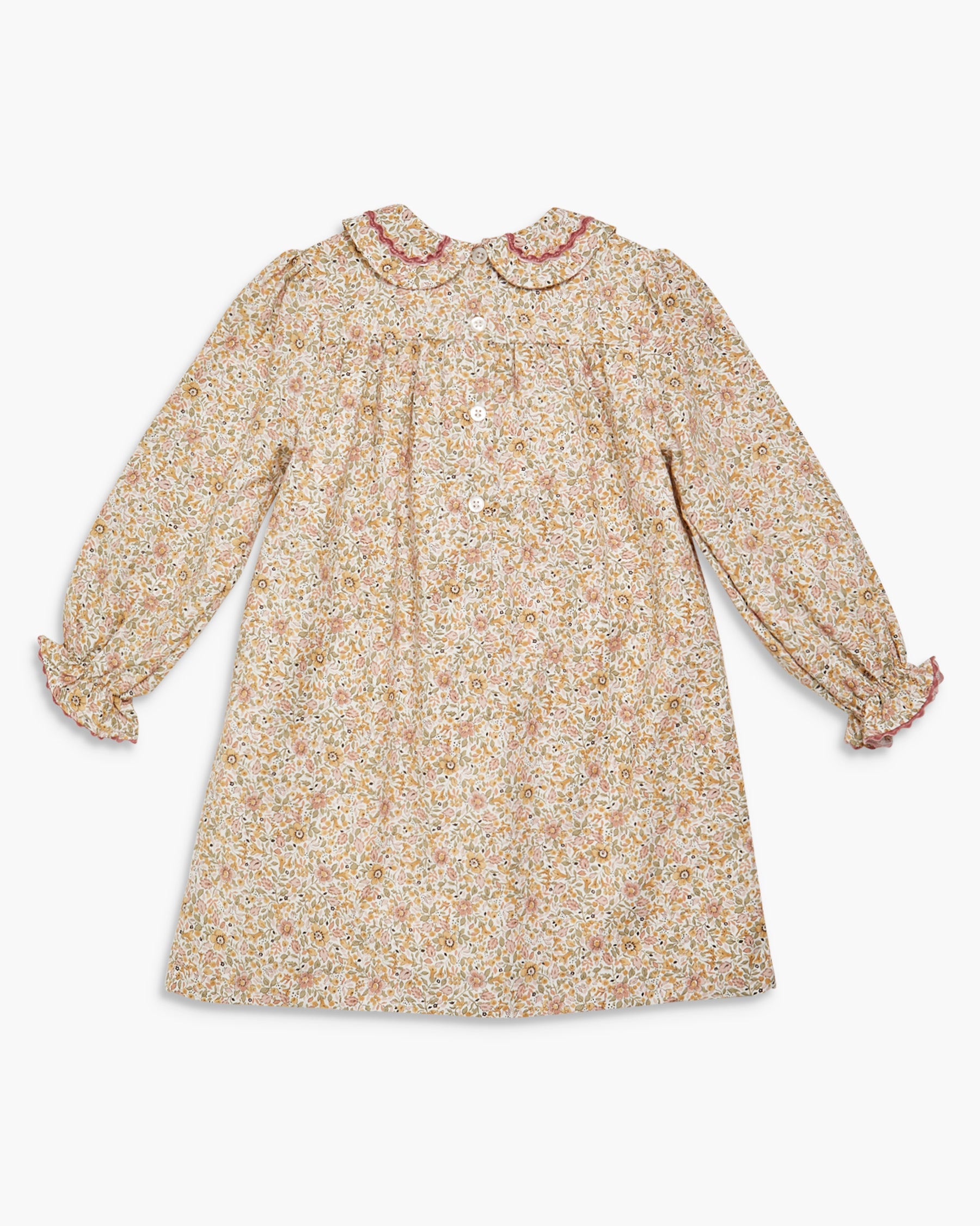 Leela Dress Pink/Green Floral