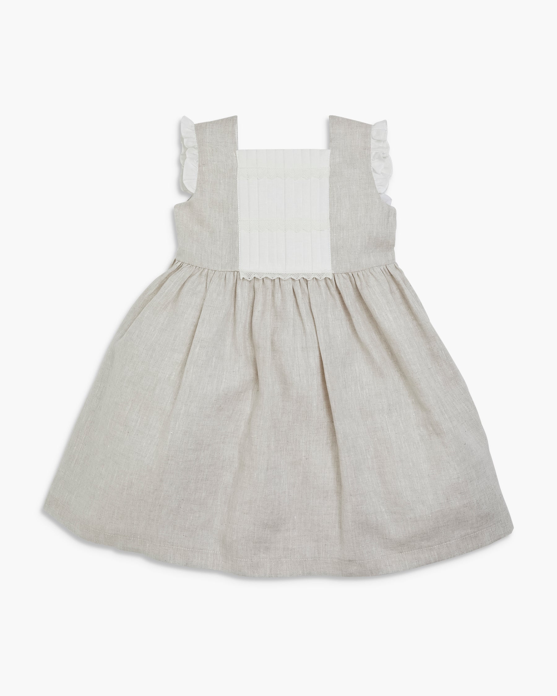 Lilly Dress Beige Linen