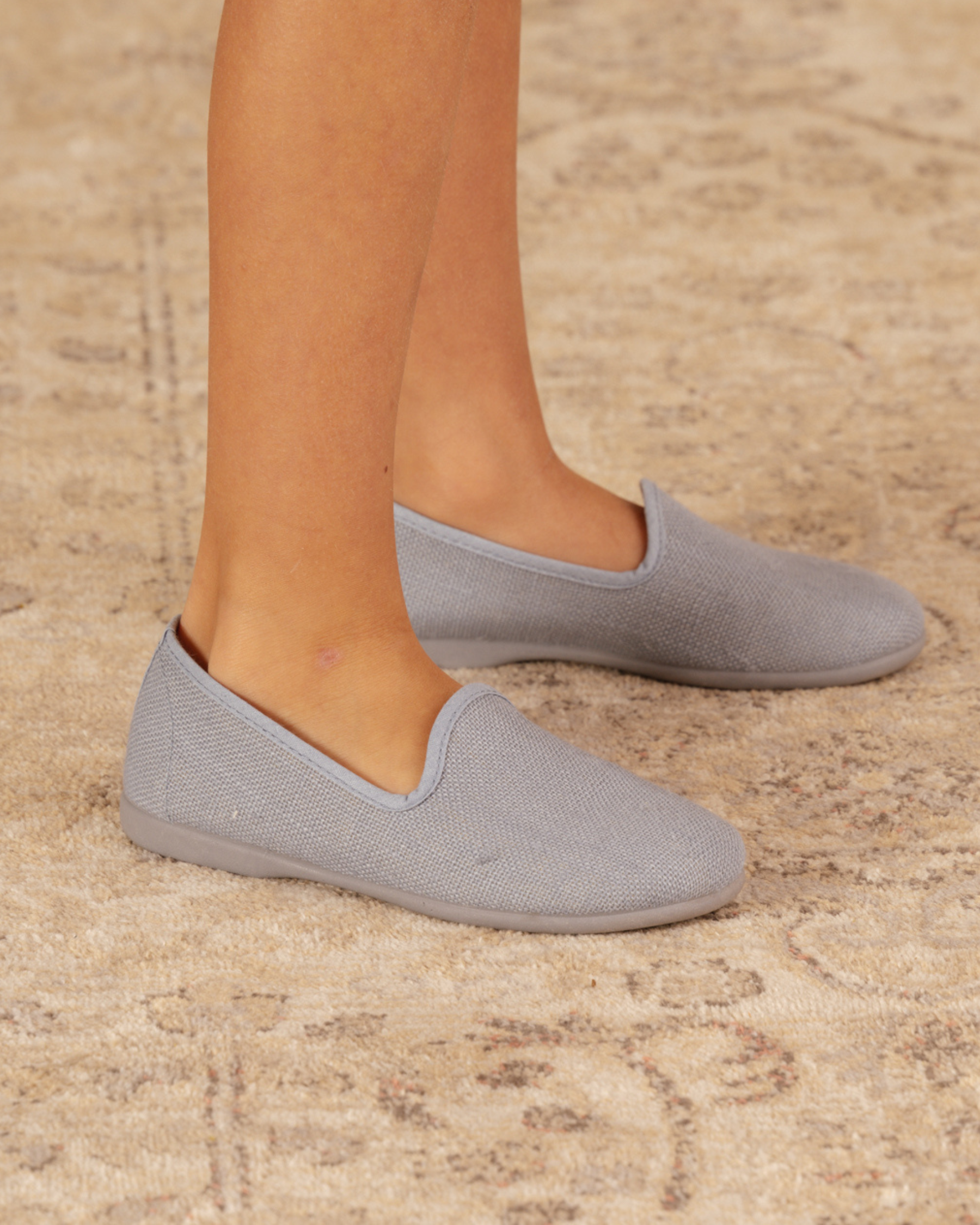 Linen Slippers Indigo boys