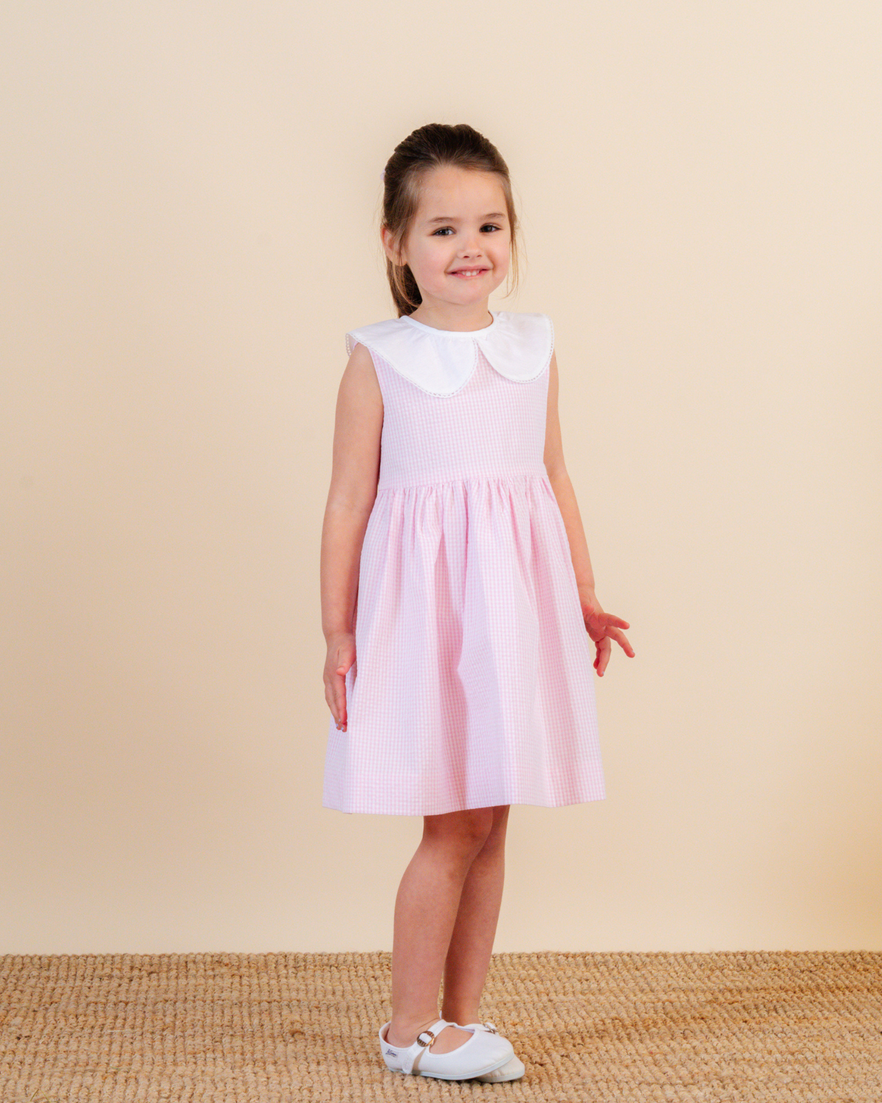 Lorena Dress Pink Vichy