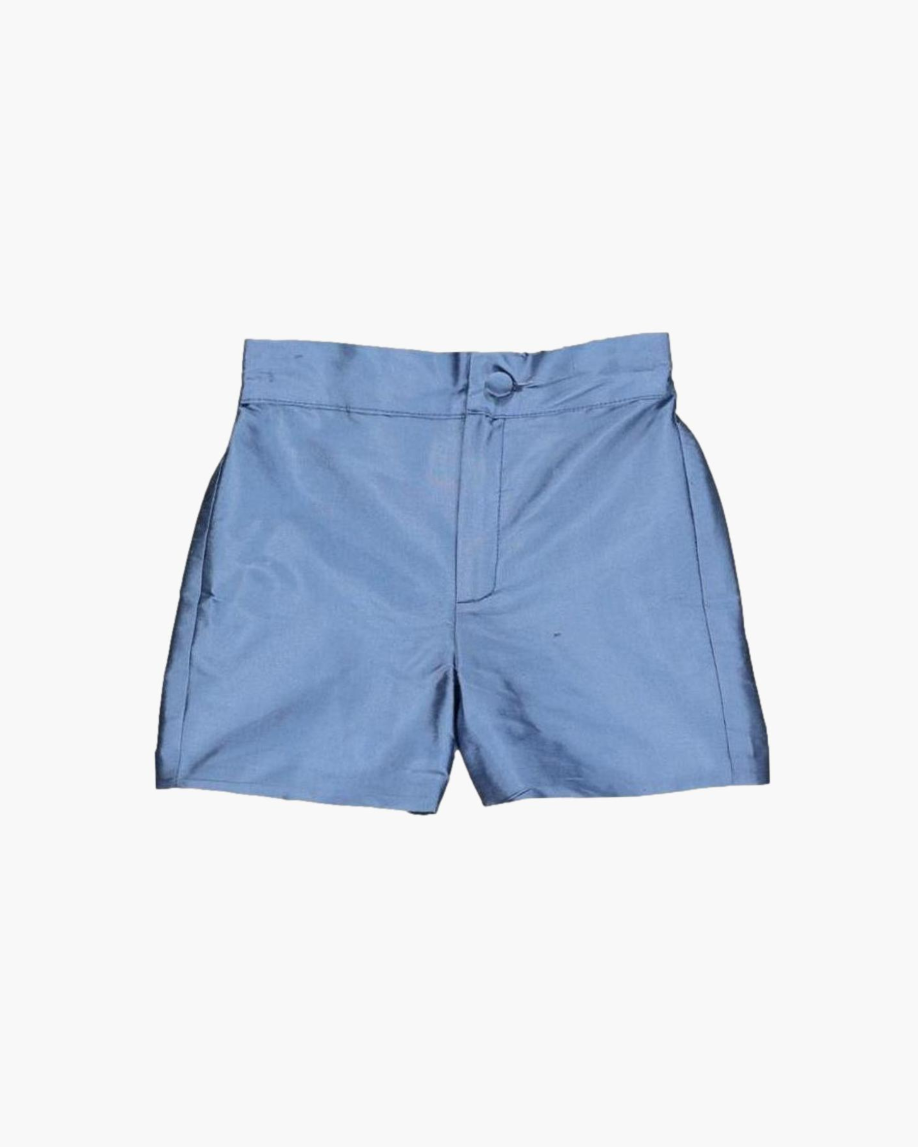 Louis Short Silk Blue