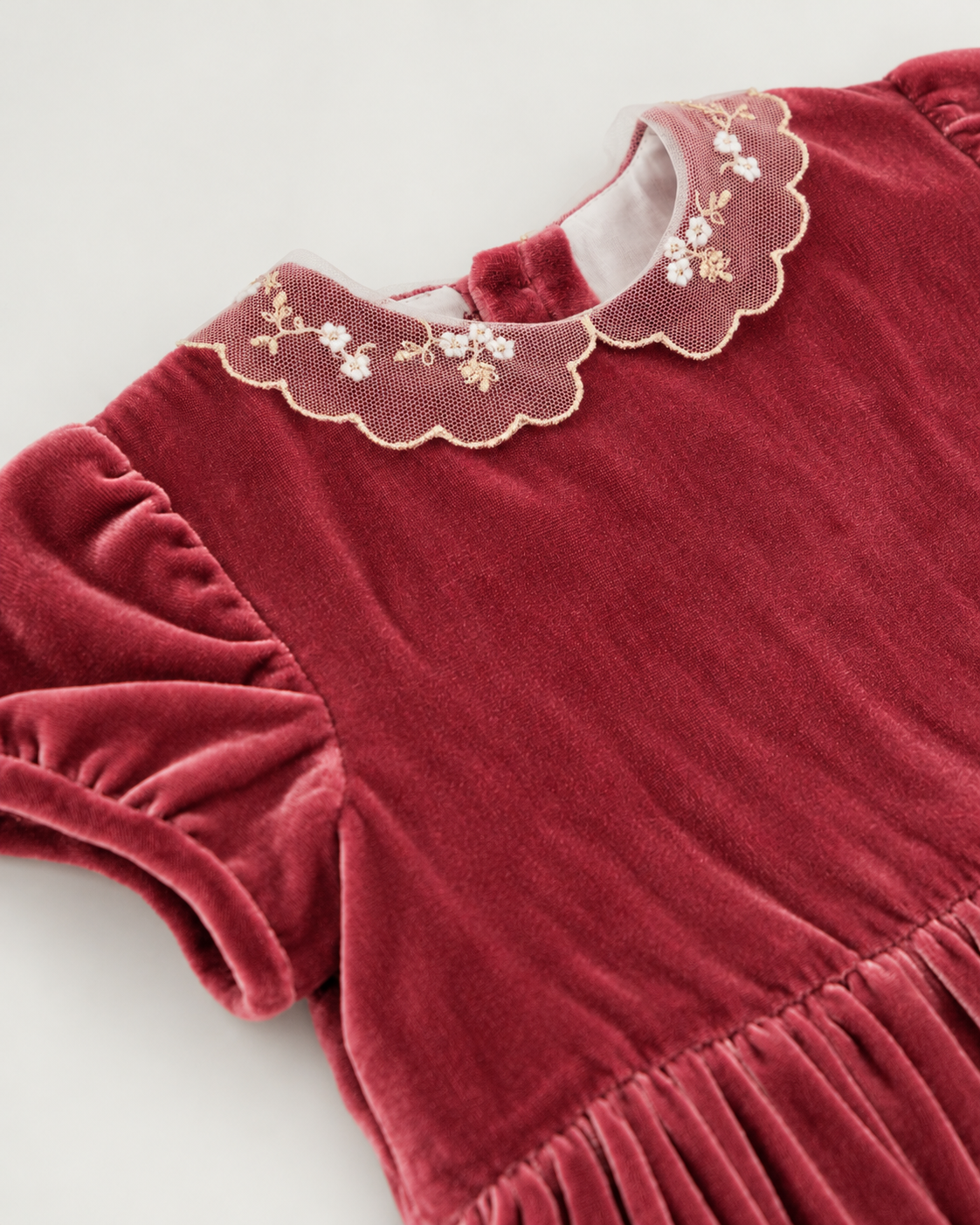 Lucrezia Dress Rose Velvet