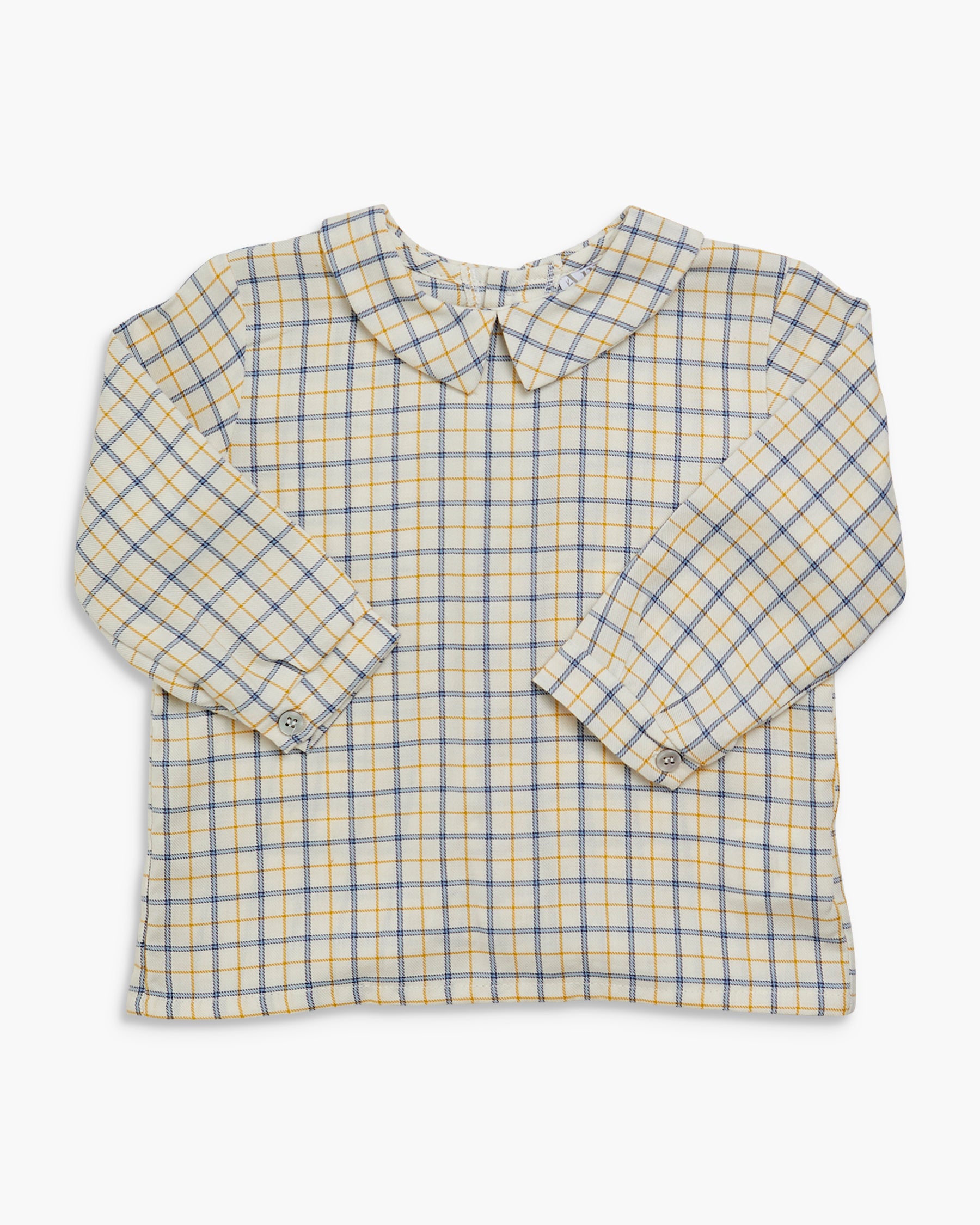 Mallard Shirt Blue/Yellow Check