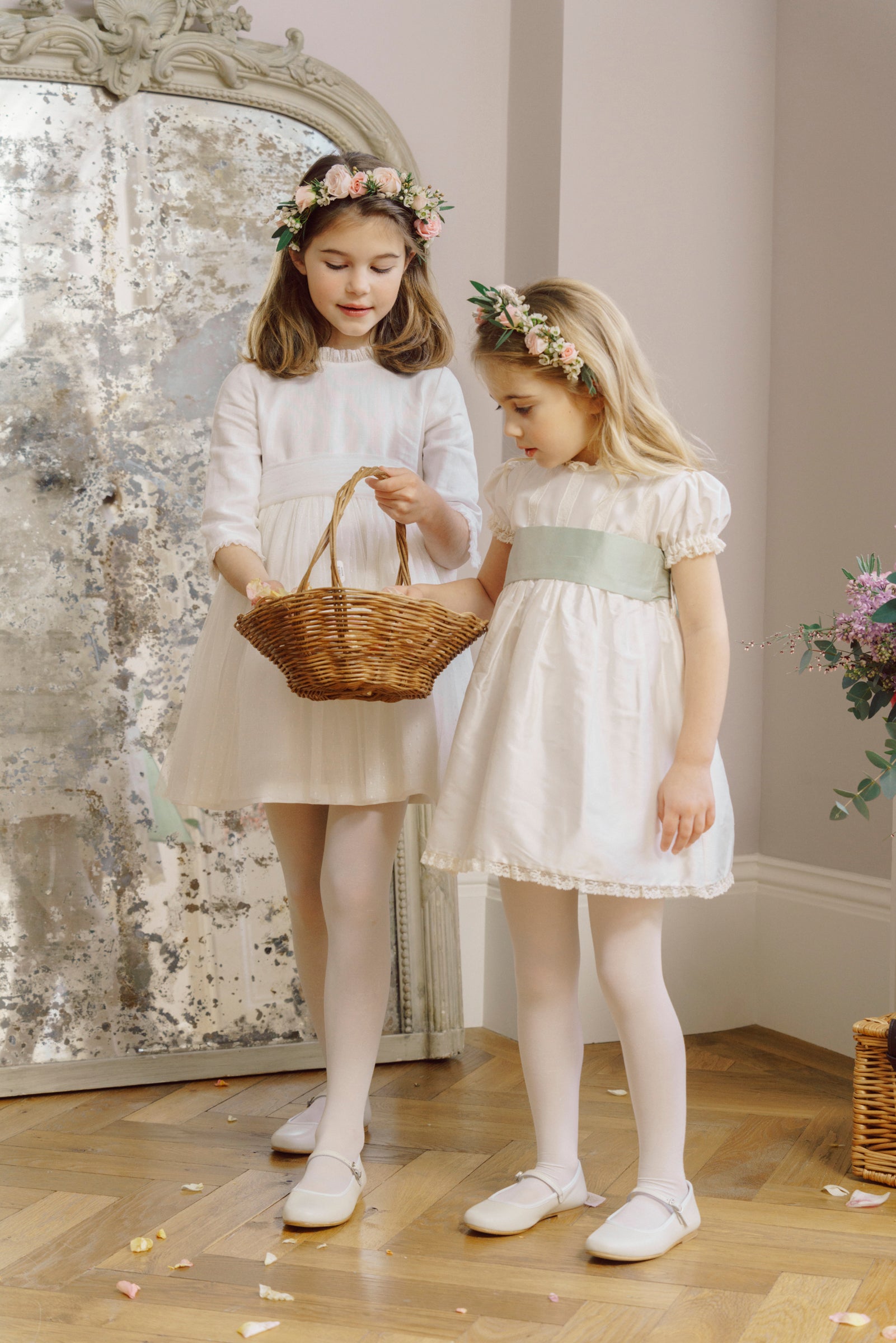 Mary Jane Girl Shoes Ivory