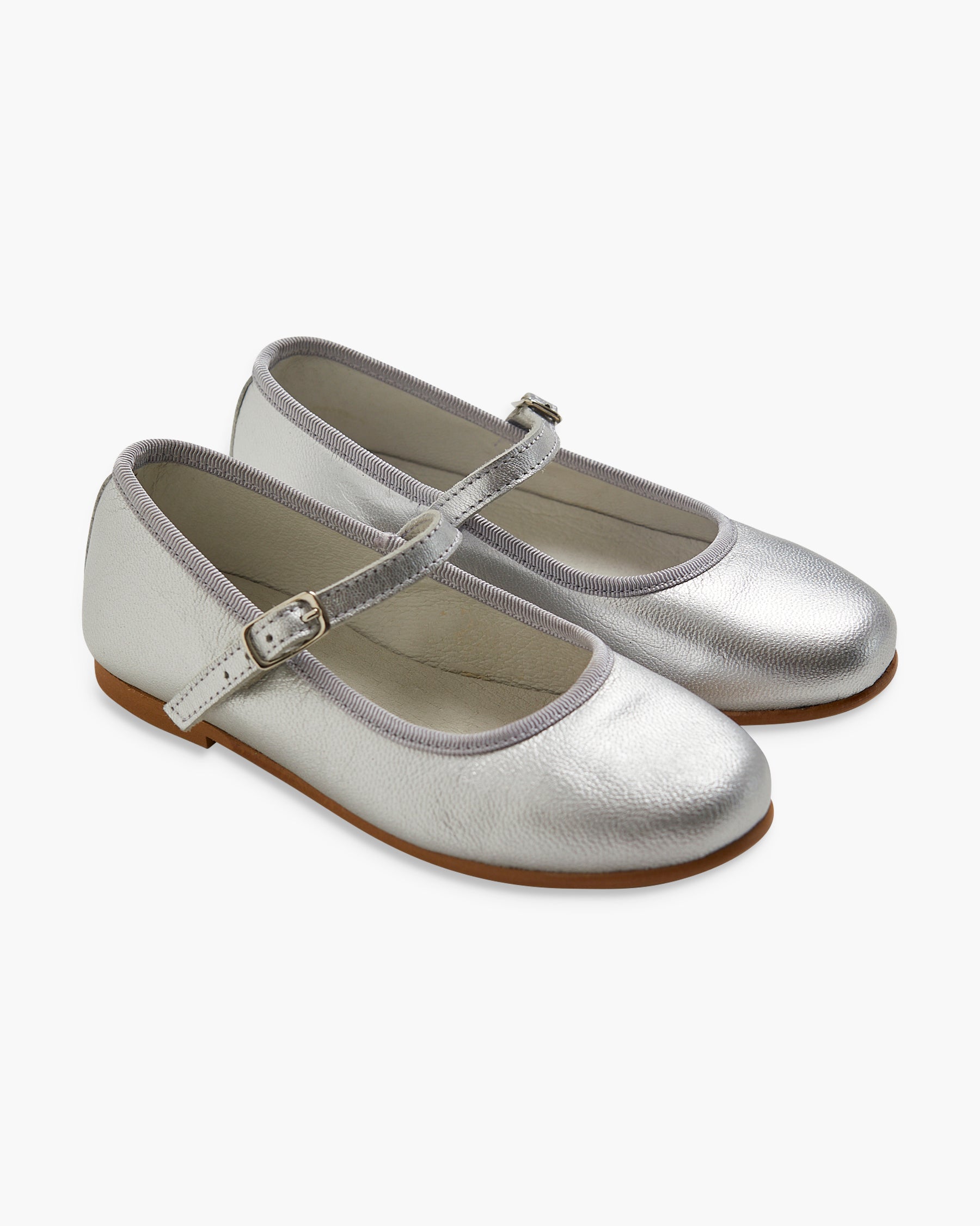 Mary Jane Girl Shoes Silver