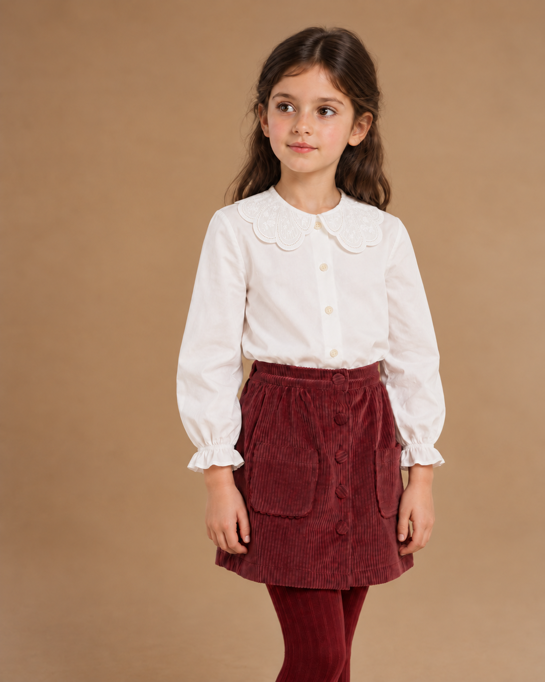 Nina Blouse White Poplin