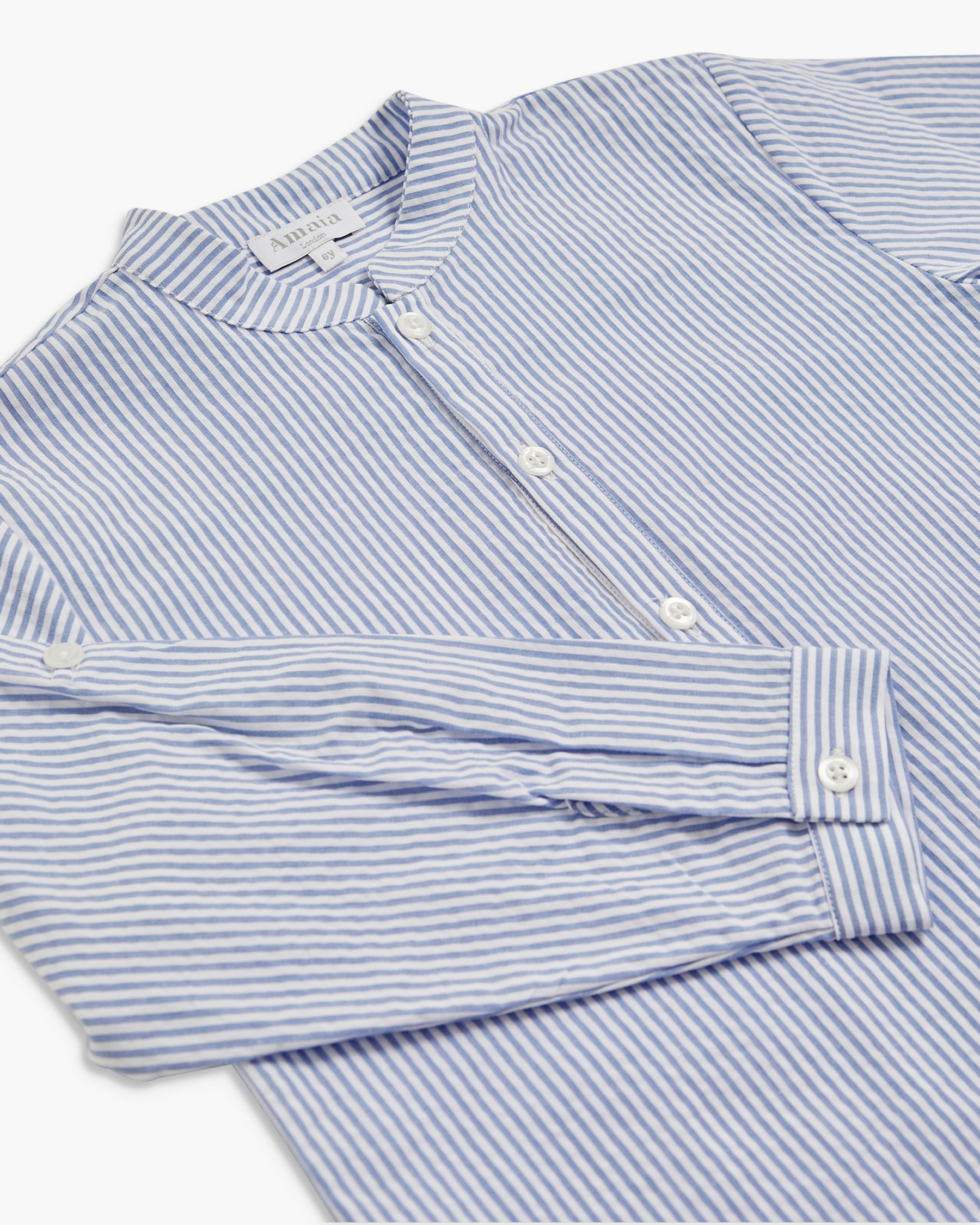 Pereprine Shirt Blue Seersucker