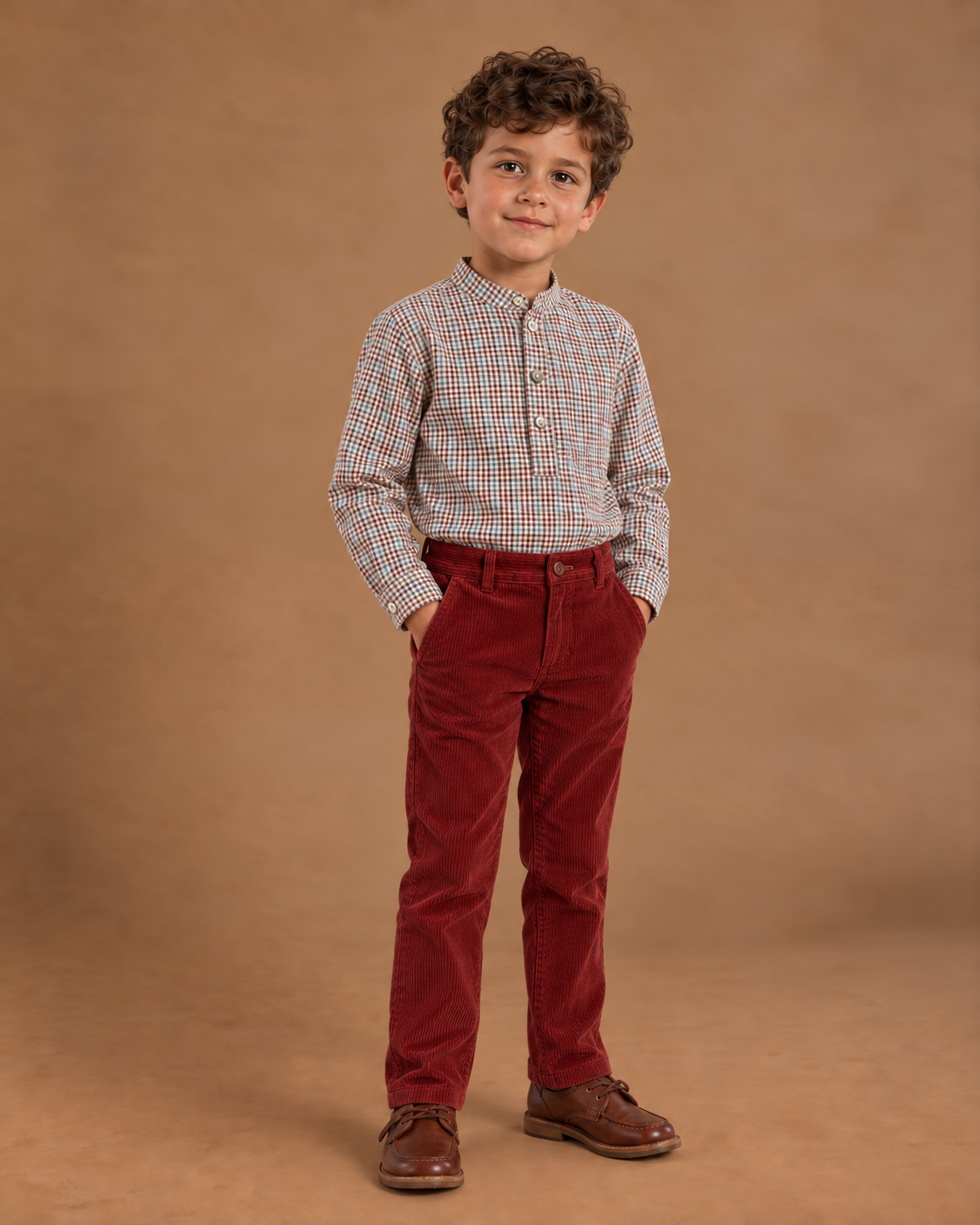 Theodore Pants Red Corduroy