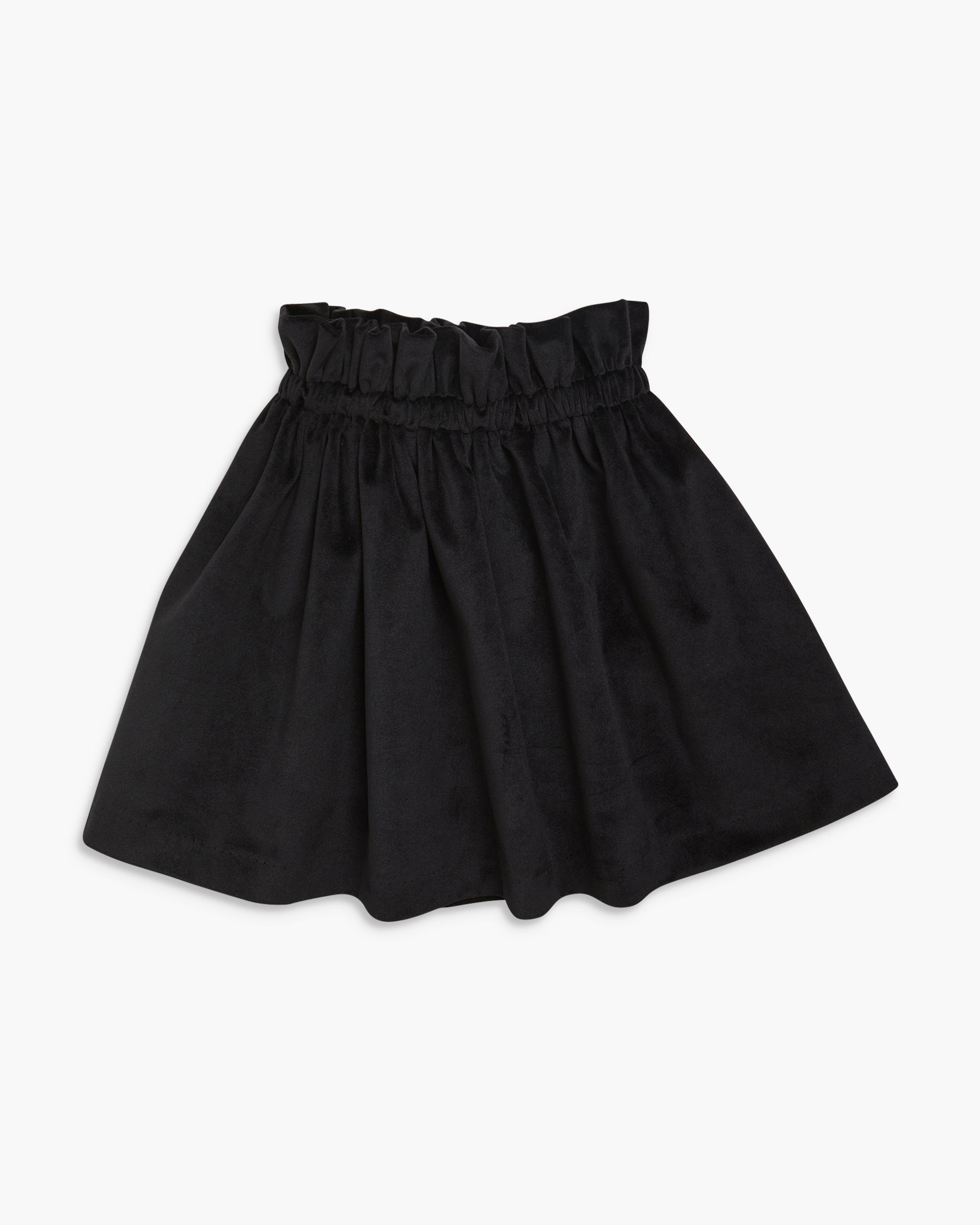 Black skirt on a white background