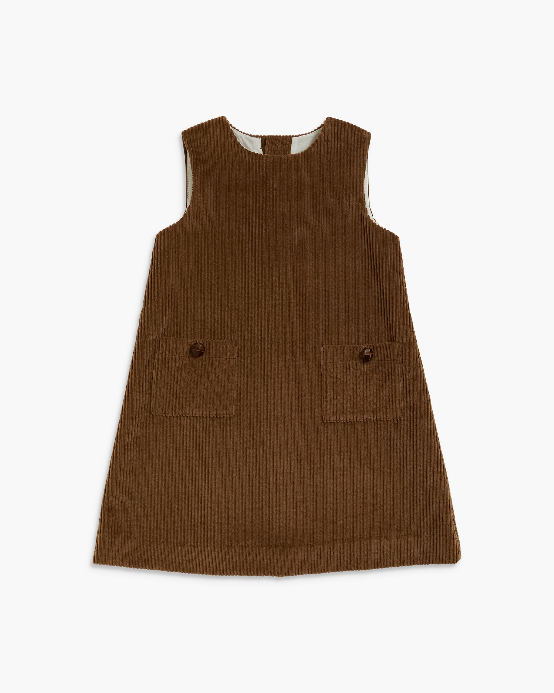 Pichi Dress Chestnut Corduroy