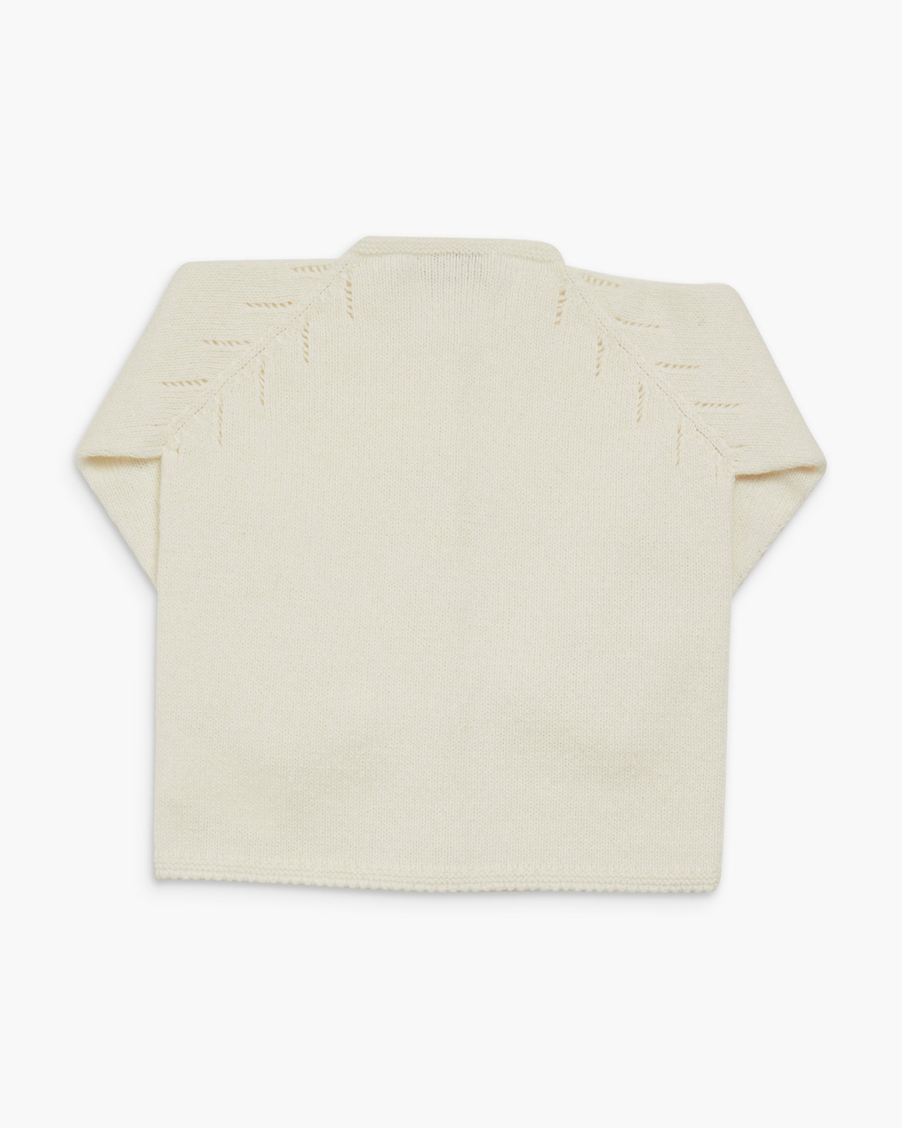 Puce Cardigan Off White