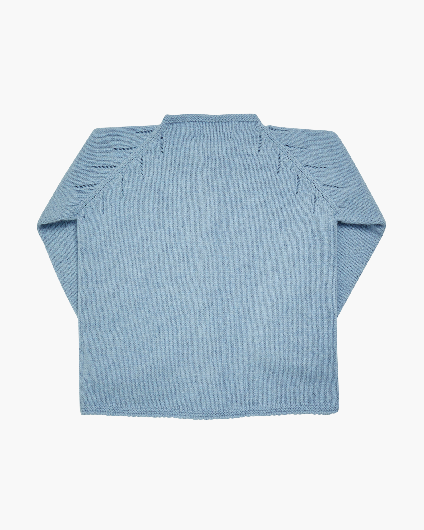 Puce Cardigan Blue