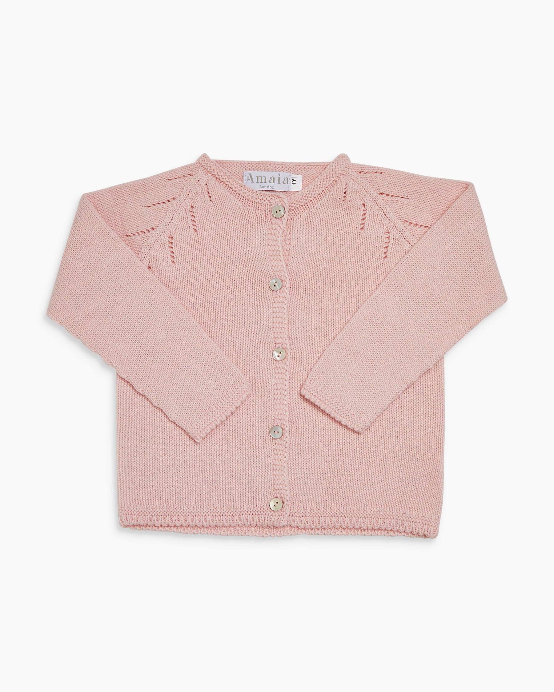 Puce Baby Cardigan Baby Pink