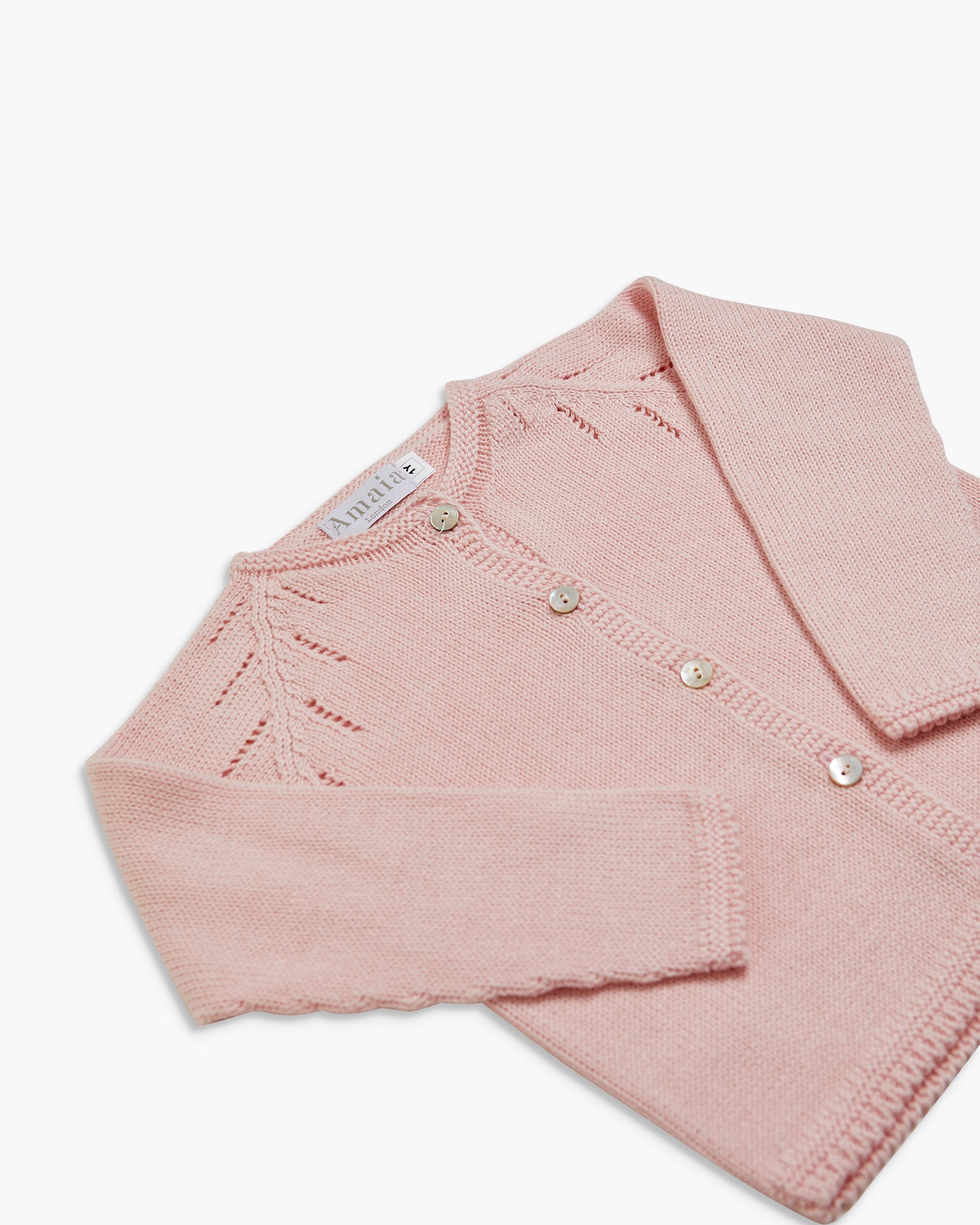 Puce Baby Cardigan Baby Pink