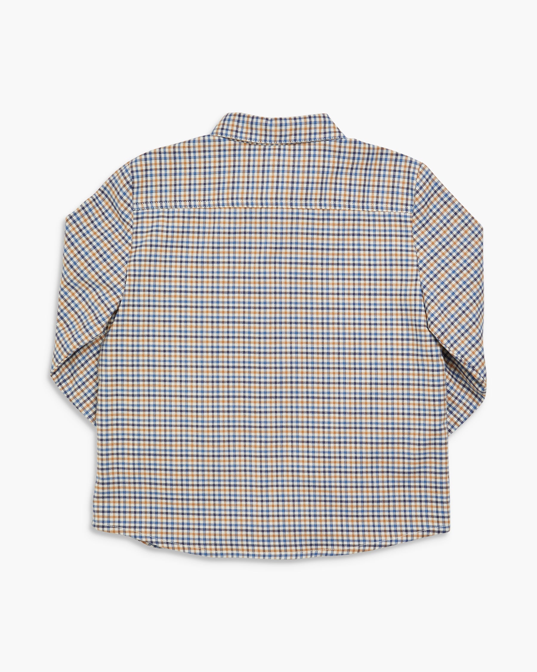 Plaid shirt on a white background