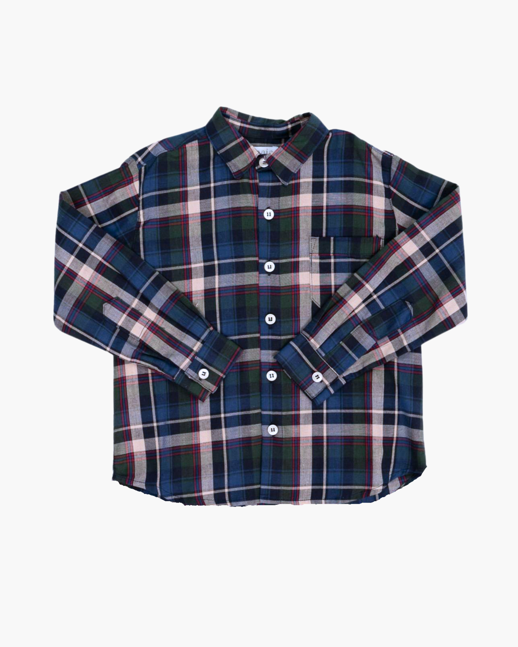Ralph Shirt Navy Tartan