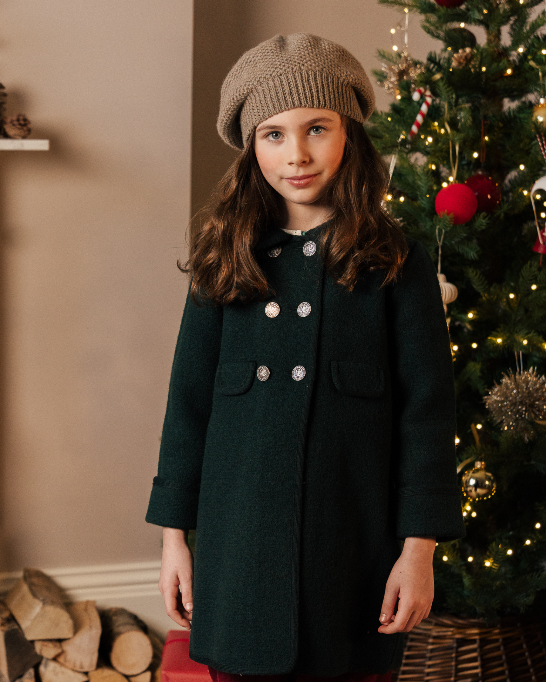 Razorbil - Girl Austrian wool Coat Green